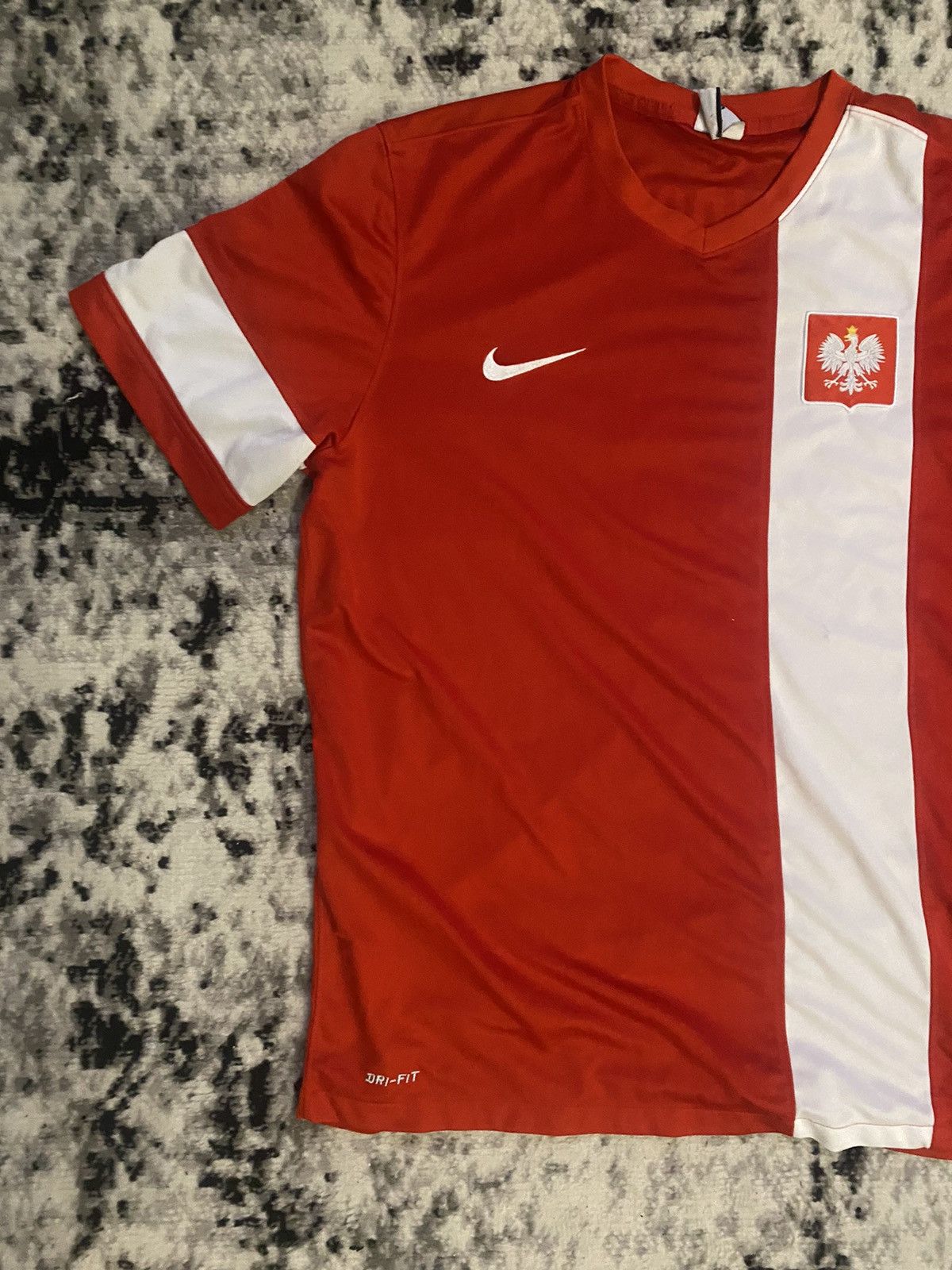 Nike × Vintage Nike Poland 18/19 Jersey #9 Lewandowski Blockcore Y2k Size US XL / EU 56 / 4 - 4 Thumbnail