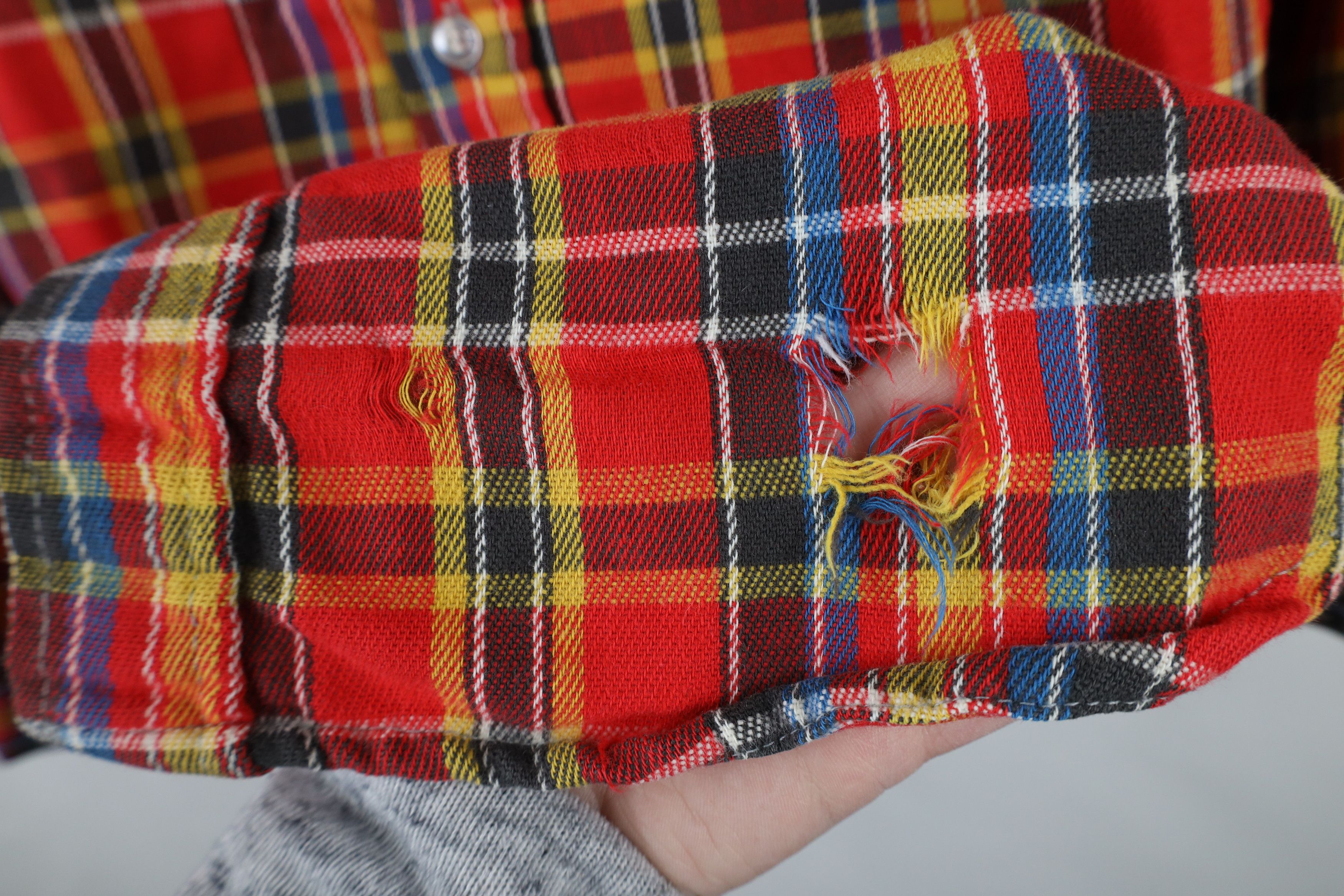 Vintage Vintage 70s Streetwear Collared Button Shirt Plaid USA Size US M / EU 48-50 / 2 - 5 Thumbnail