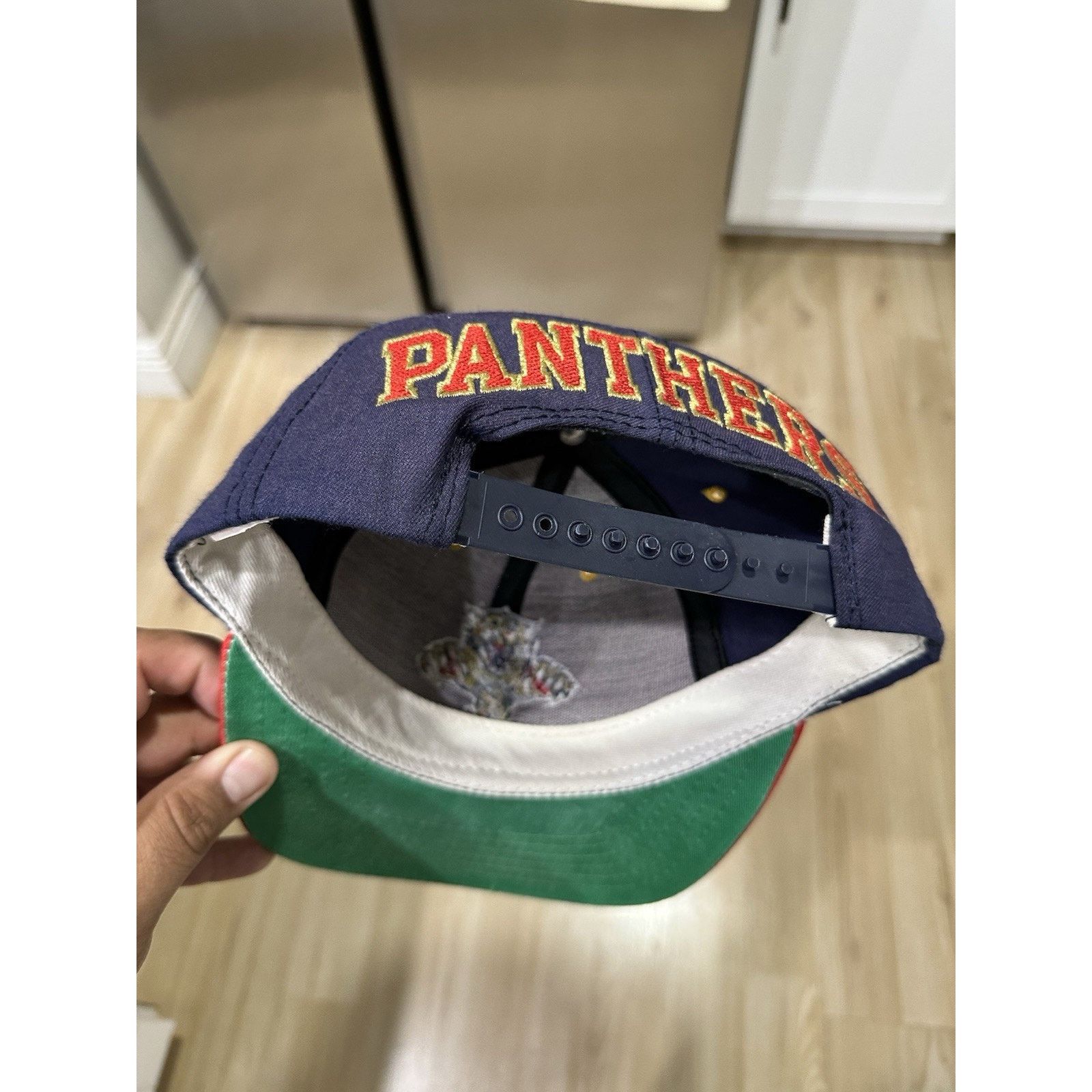 & Other Stories VINTAGE 90s Florida Panthers NHL ANNCO Blockhead Snapback Size ONE SIZE - 7 Thumbnail
