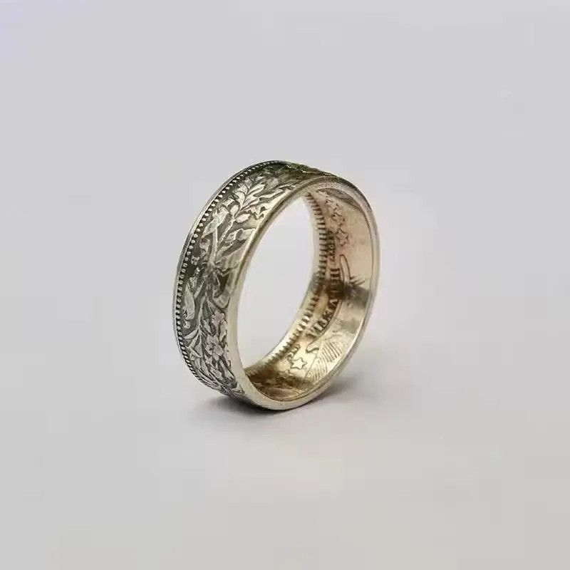 Sterling Silver Flower Ring size (7-10) Size ONE SIZE - 4 Thumbnail