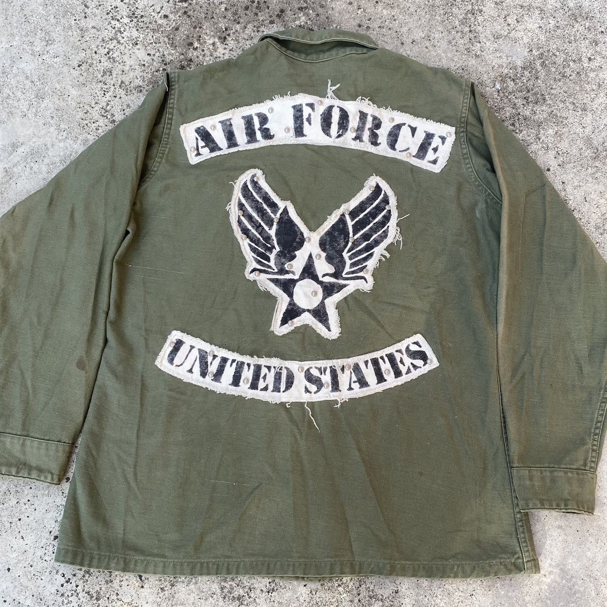 Vintage Sateen OG 107 Air Force Big Logo Button Up Size US M / EU 48-50 / 2 - 9 Thumbnail
