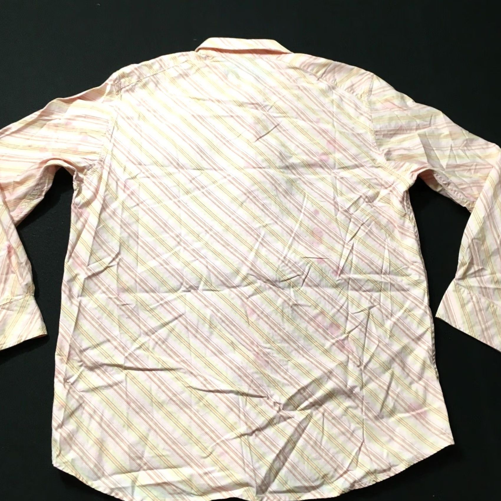 Vintage J. Ferrar size L Slim 16-16.5 neck Dress Shirt JF MICRO STAINS Size 42R - 7 Thumbnail