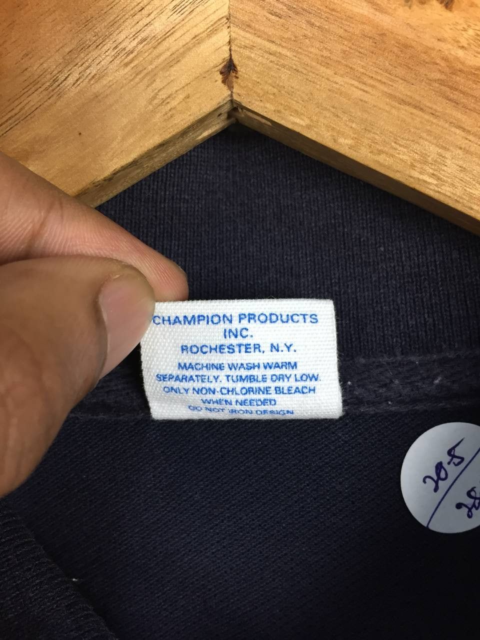 Champion × Vintage Vtg Champion Brooklyn New York Embroidered Logo Polo Tee Size US L / EU 52-54 / 3 - 9 Thumbnail