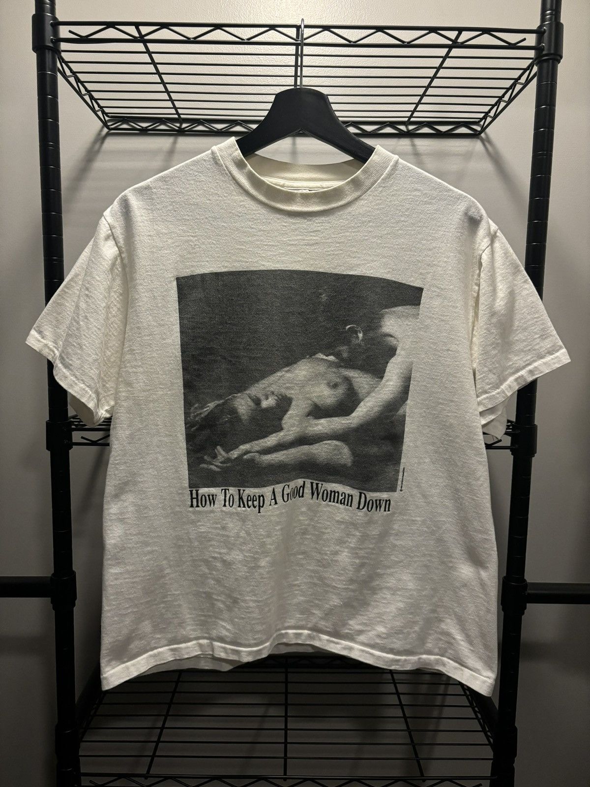 Vintage “How To Keep A Good Woman Down” Sex Promo Tee Size US M / EU 48-50 / 2 - 1 Thumbnail