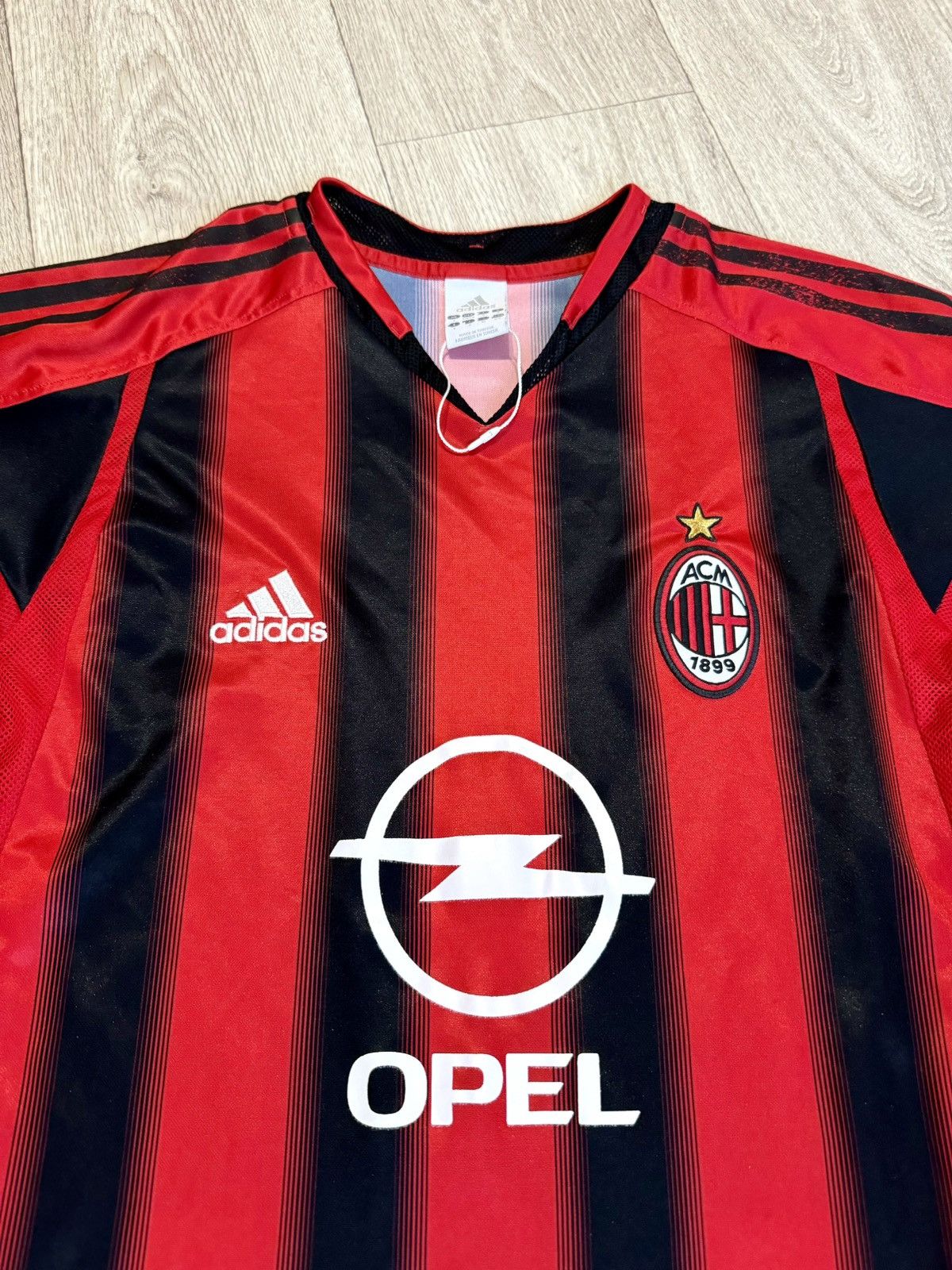 Adidas 🔷Vintage Adidas AC Milan Opel 2004 Soccer jersey🔷 Size US S / EU 44-46 / 1 - 3 Thumbnail
