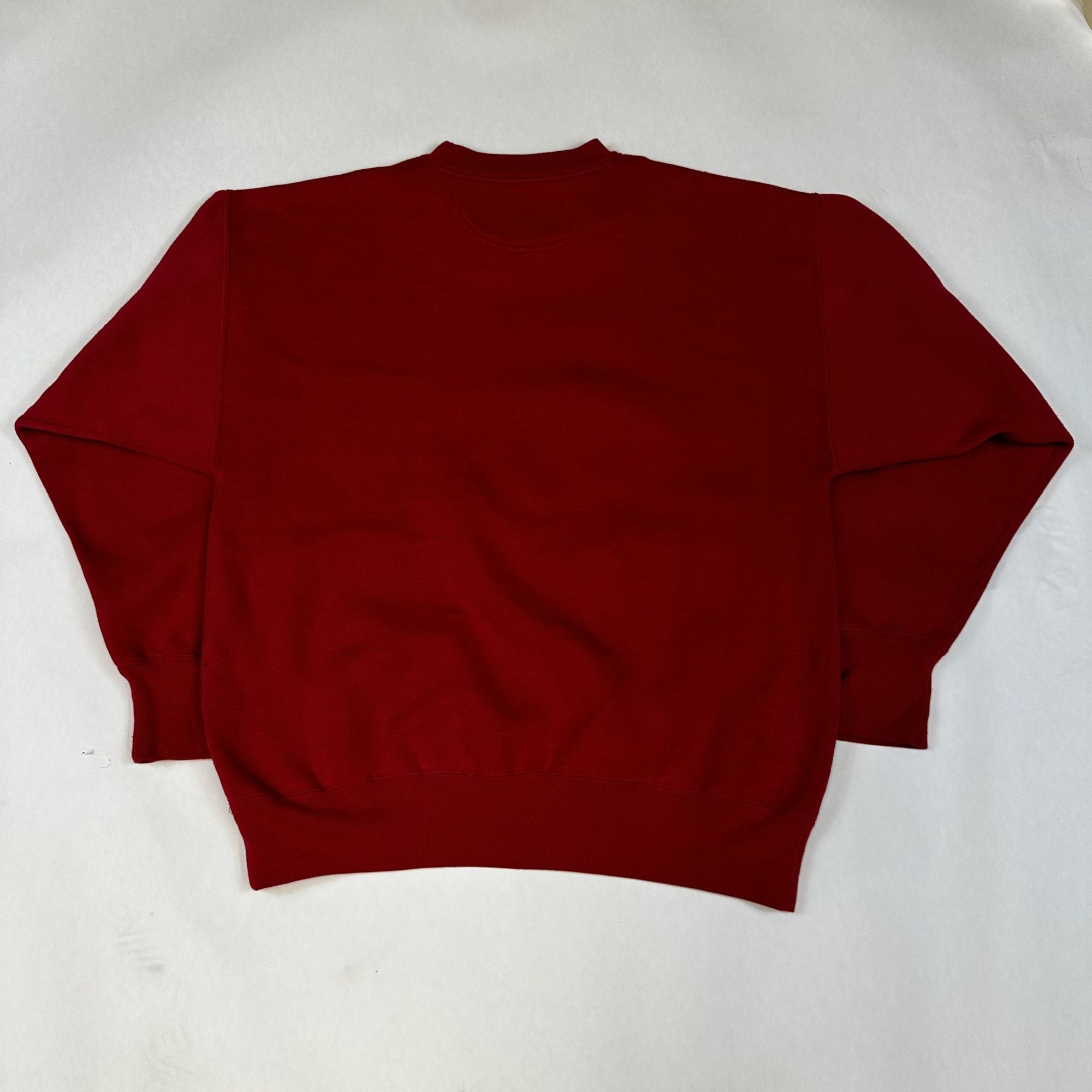 Vintage Vintage Midwest Embroidery Wisconsin Badgers Sweatshirt Red Size US L / EU 52-54 / 3 - 2 Thumbnail