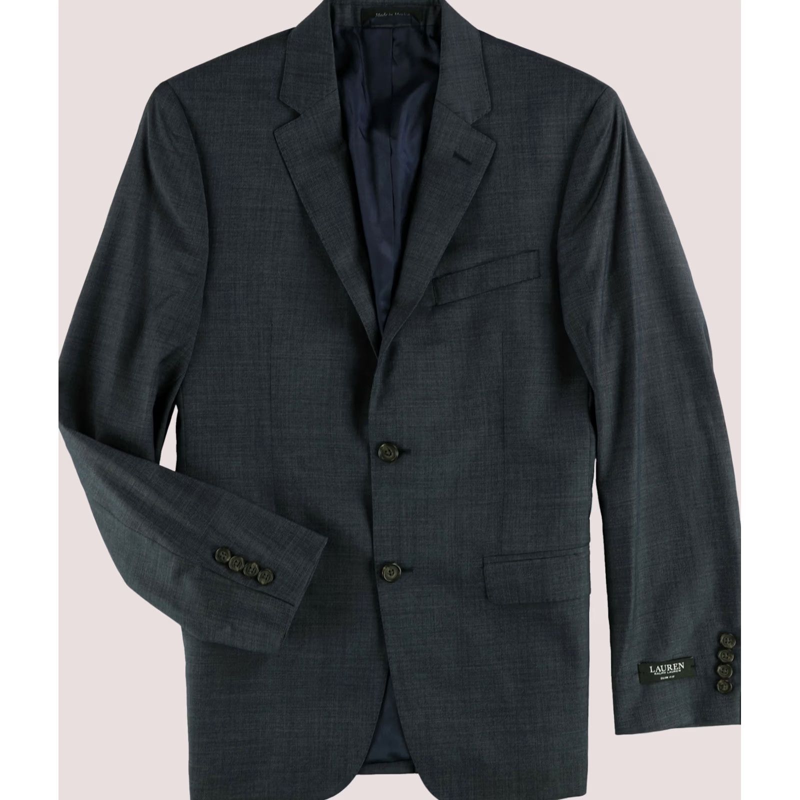 Ralph Lauren Ralph Lauren Mens Slim-fit Blazer Jacket, Blue, 42 Long Size 42R - 1 Preview