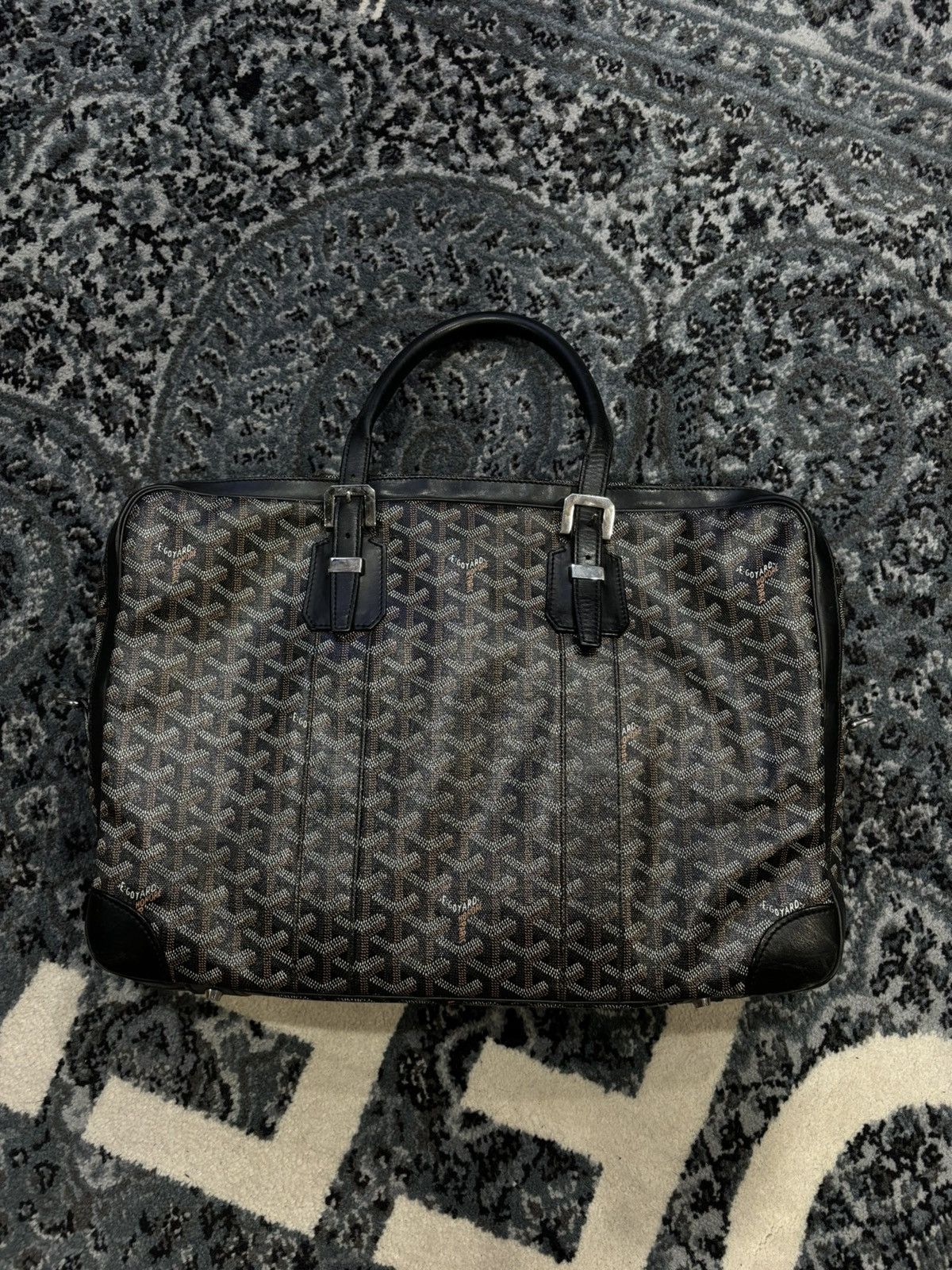 Goyard Goyard carry on luggage black bag Size ONE SIZE - 2 Thumbnail