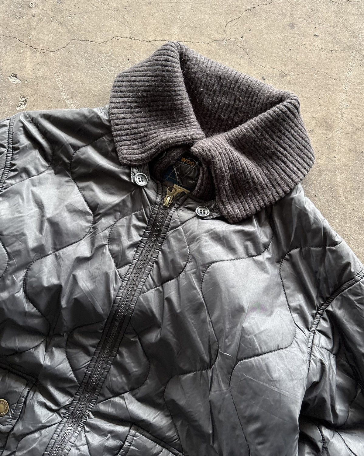 Woolrich Woolen Mills 1990s Wool Rich Puffer Jacket Size US L / EU 52-54 / 3 - 2 Thumbnail