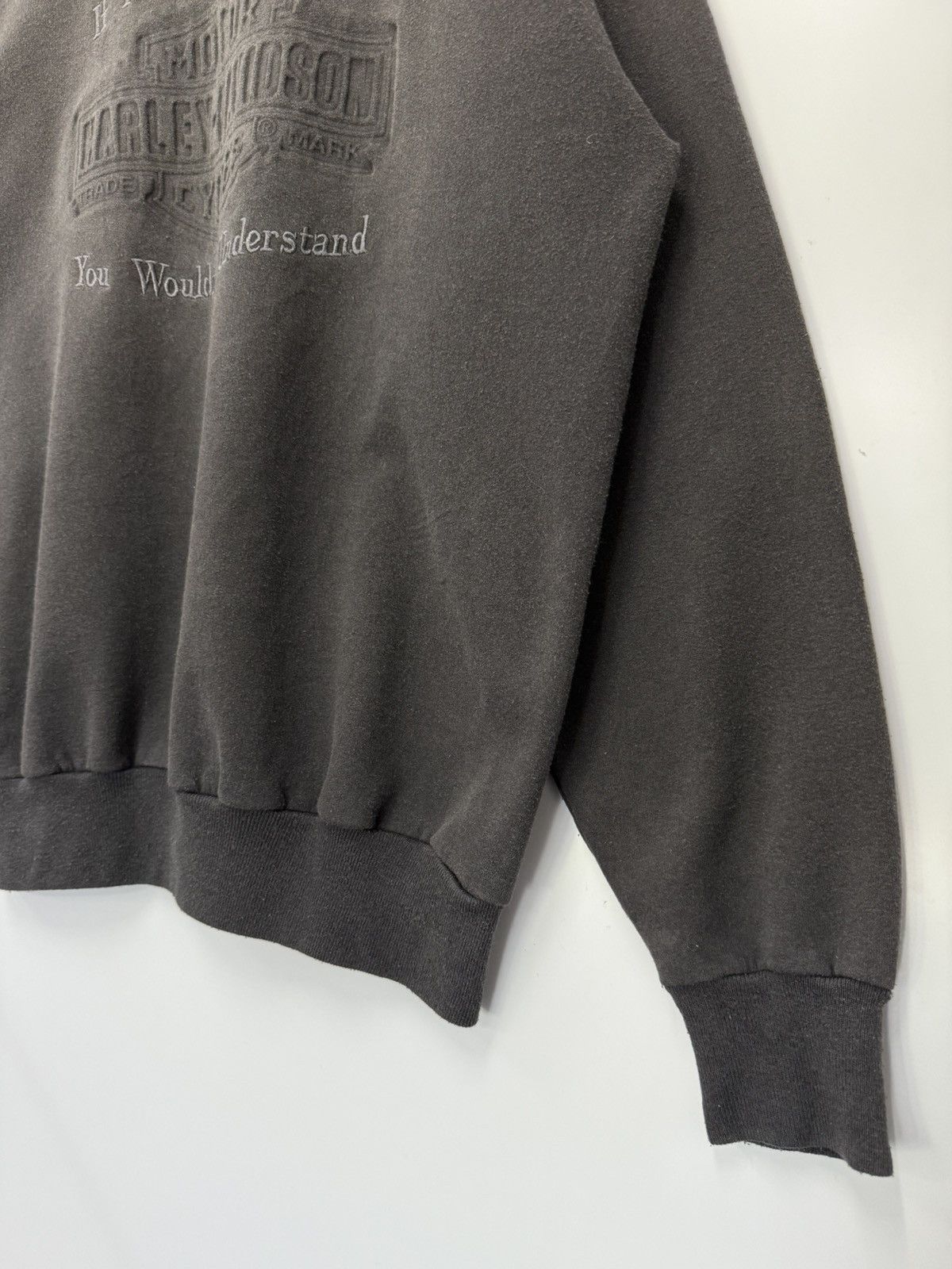 Harley Davidson 🔥 HARLEY-DAVIDSON CLASSIQUE MOTOR BIKE SWEATSHIRT - L Size US M / EU 48-50 / 2 - 2 Thumbnail