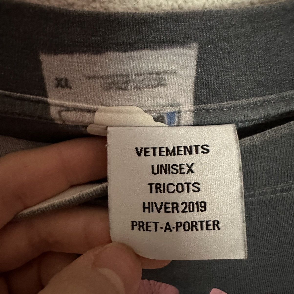 Vetements Vetements 98% Naughty 2% Angel Trompe L’oeil Longsleeve Tee Size US L / EU 52-54 / 3 - 5 Thumbnail