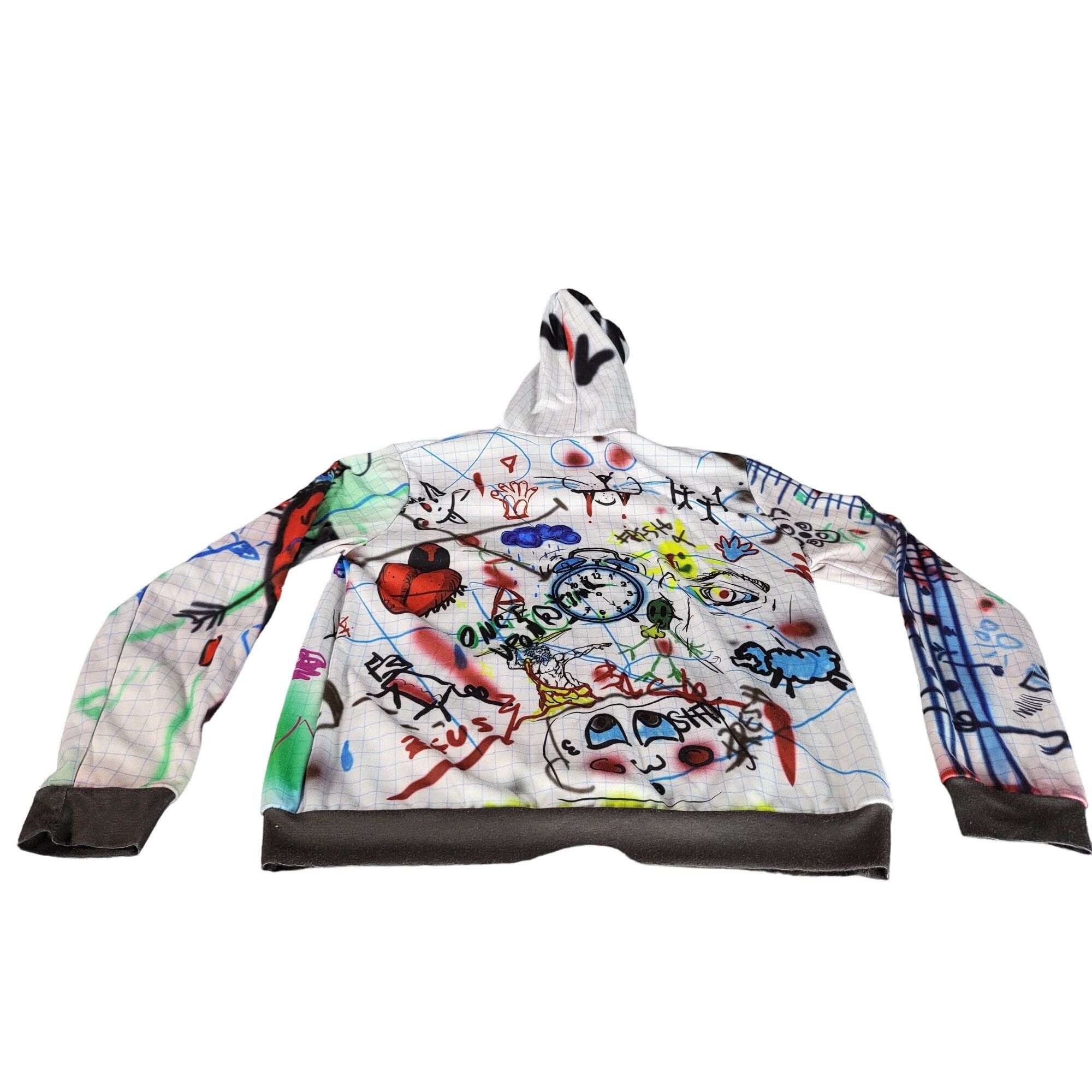 Other FreshHoods Wall Art Hoodie Men Sz L Multicolor Double Sided Size US L / EU 52-54 / 3 - 8 Thumbnail