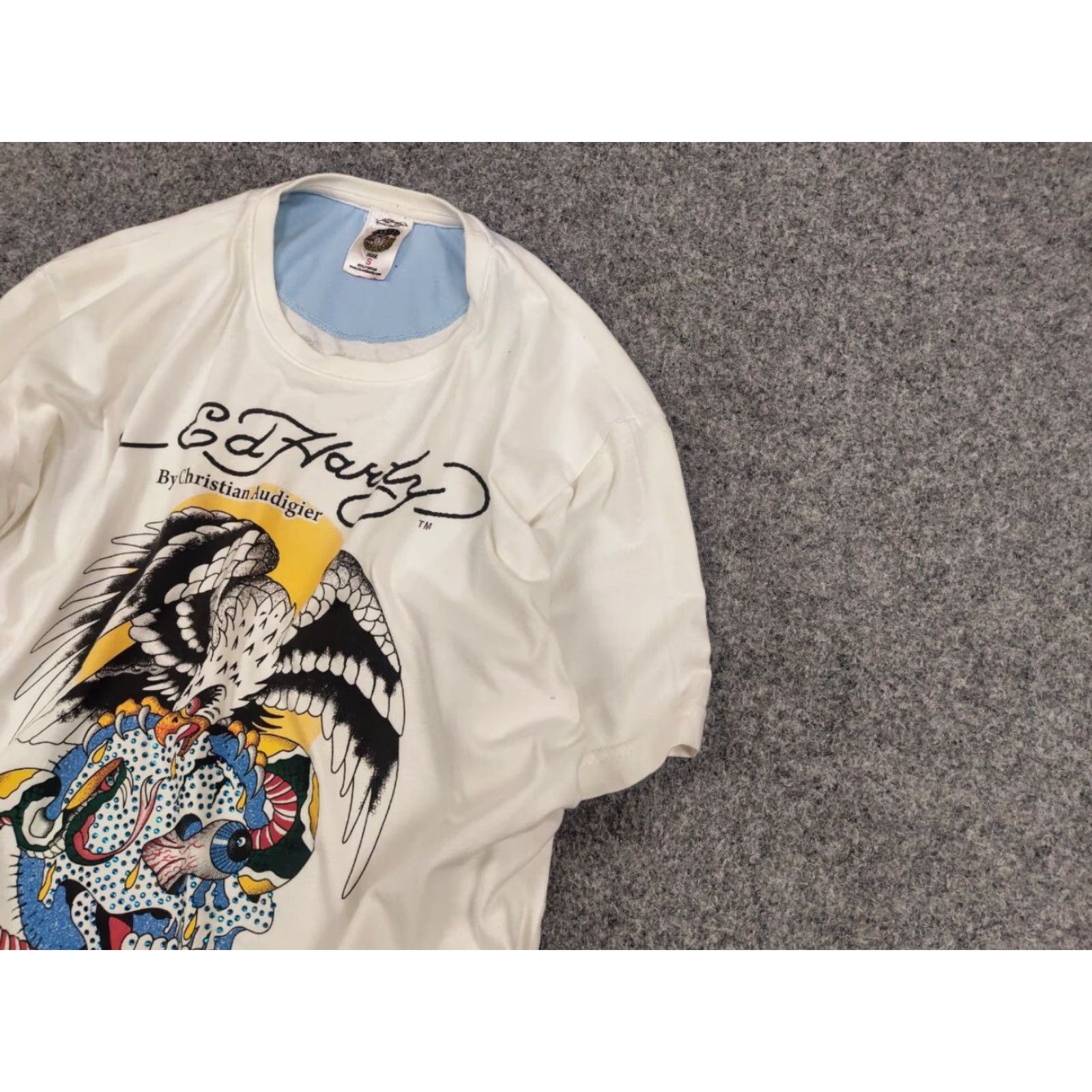 Ed Hardy VINTAGE Ed Hardy Christian Audigier Logo shirt Y2K Style Size US S / EU 44-46 / 1 - 5 Thumbnail