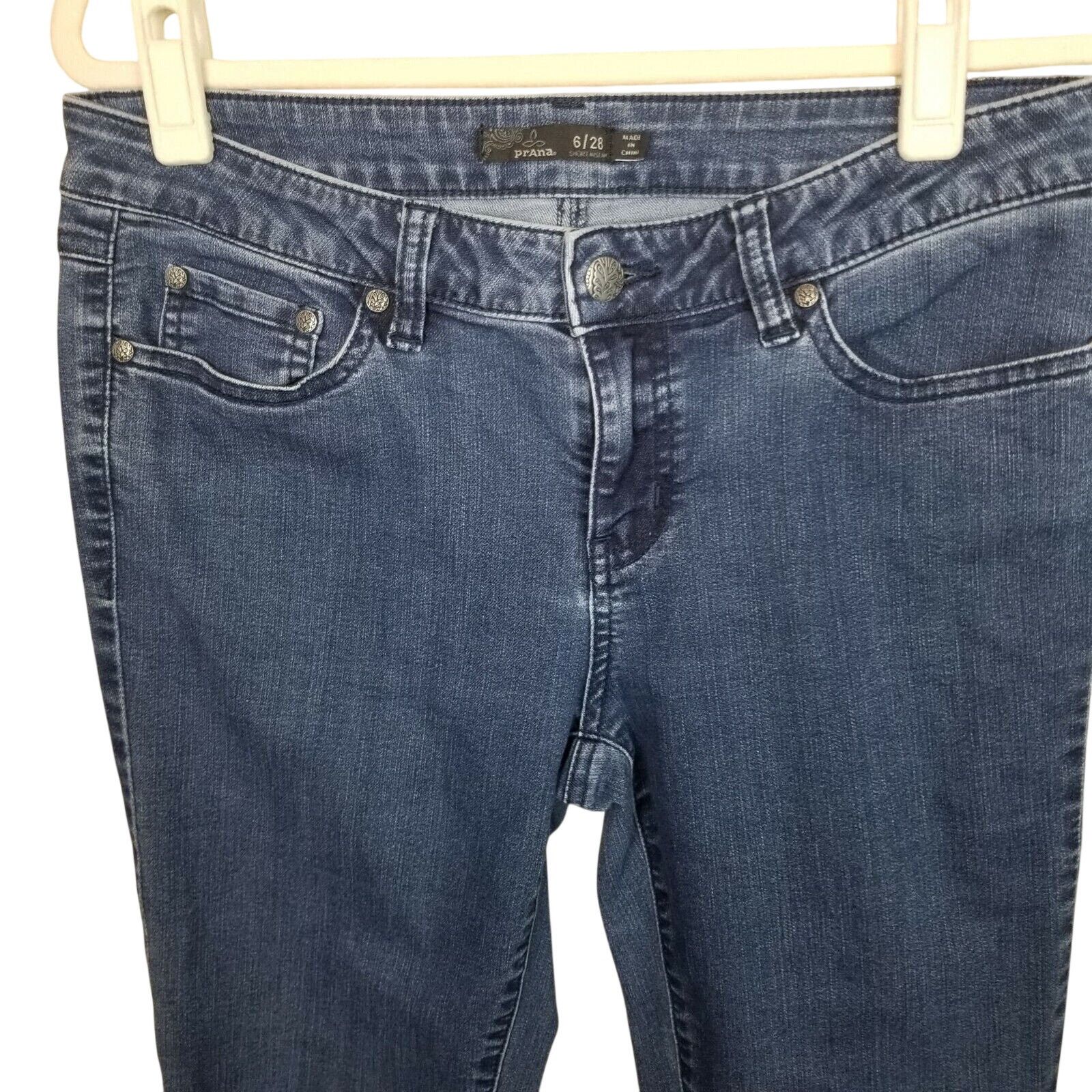 Prana Prana Womens Skinny Ankle Jeans Size 6/28 Casual Stretch Size 28" / US 6 / IT 42 - 2 Thumbnail