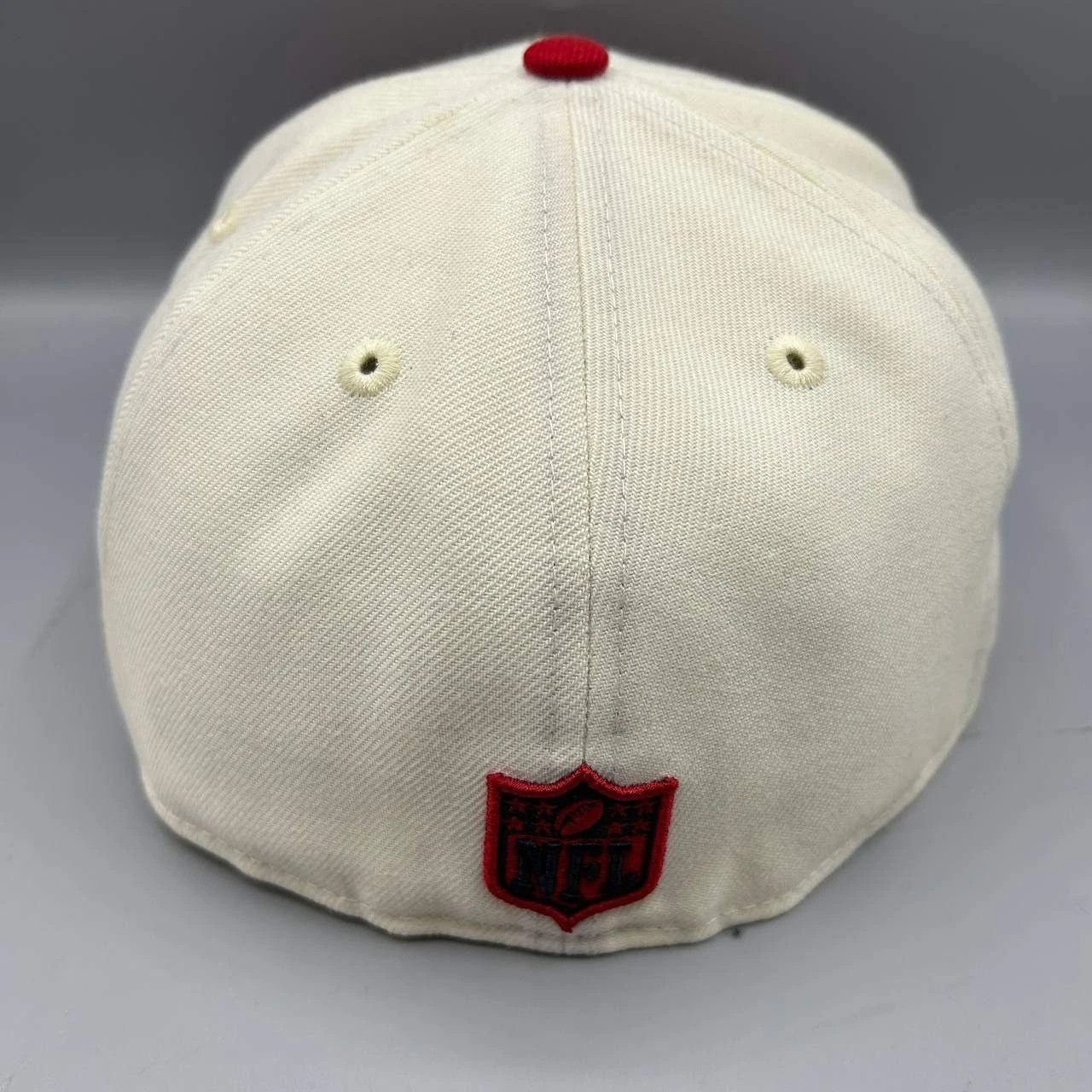 New Era San Francisco 49ers Hat Men 7 1/4 White Red NFL Fitted Cap Size ONE SIZE - 8 Thumbnail