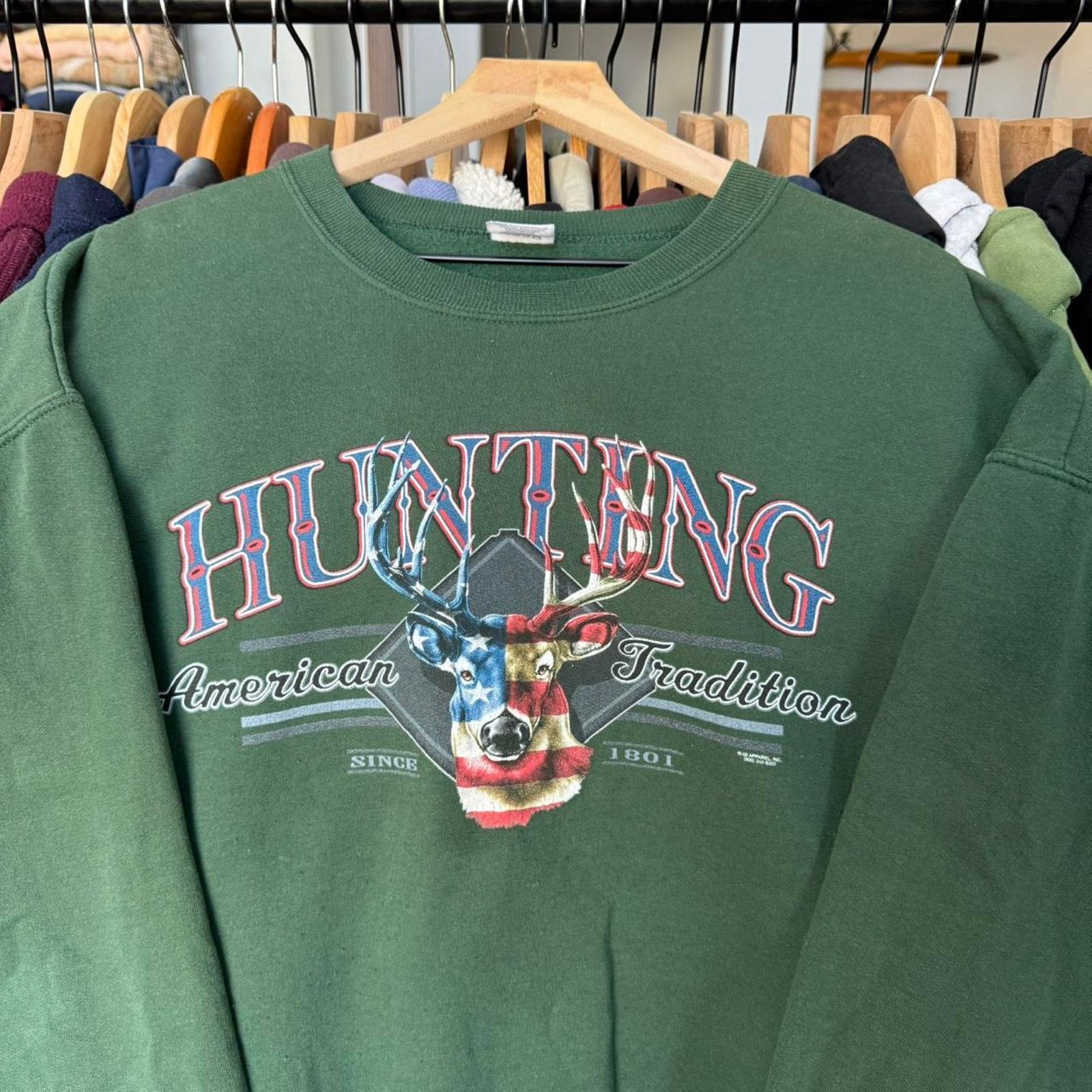 Other Vintage y2k hunting deer sweatshirt Size US XL / EU 56 / 4 - 2 Thumbnail