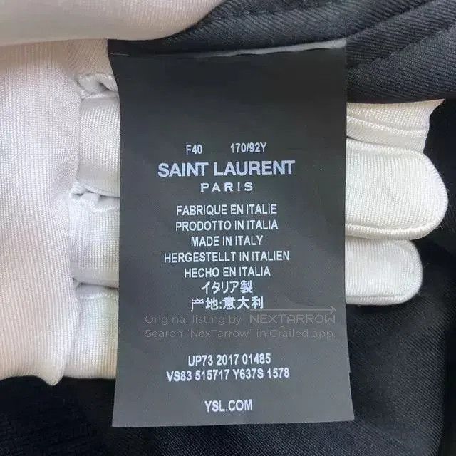 Saint Laurent Paris Saint Laurent Black Jacket Panther Graphic. Size S / US 4 / IT 40 - 8 Thumbnail