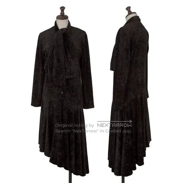 Comme des Garcons Comme Des Garcons Black vintage velvet design sense dress Size M / US 6-8 / IT 42-44 - 1 Thumbnail