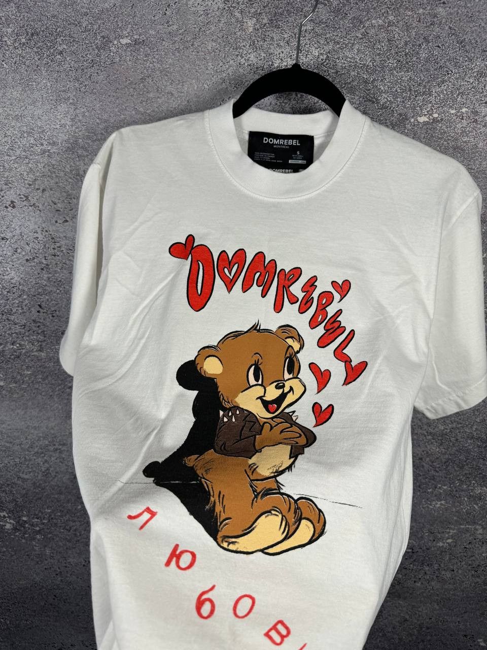 DOMREBEL Dom Rebel Montreal Graphic Print LOVE White T-Shirt Small Size US S / EU 44-46 / 1 - 8 Thumbnail
