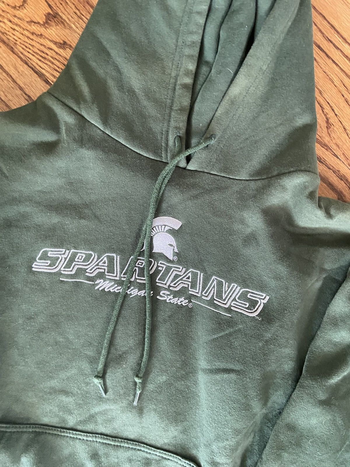 NCAA Vintage michigan state hoodie Size US L / EU 52-54 / 3 - 3 Thumbnail