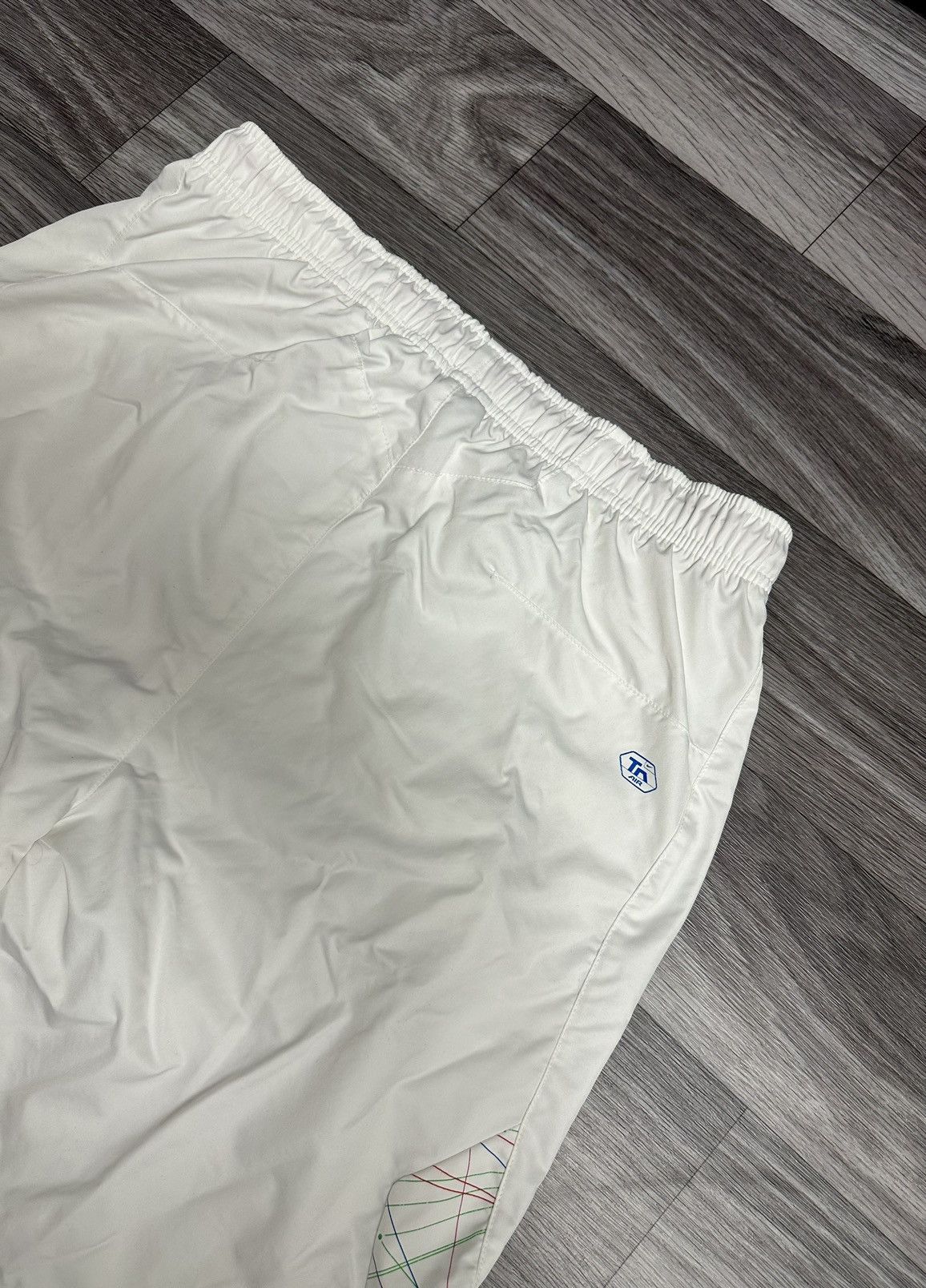 Nike × Nike ACG × Vintage Vintage Nike Tn white nylon trackpants y2k drill 2000s hype Size US 32 / EU 48 - 14 Thumbnail