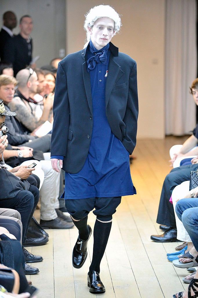 Yohji Yamamoto Yohji Yamamoto Pour Homme Long Sleeve Polo Shirt SS11 Look37 Size US M / EU 48-50 / 2 - 1 Thumbnail