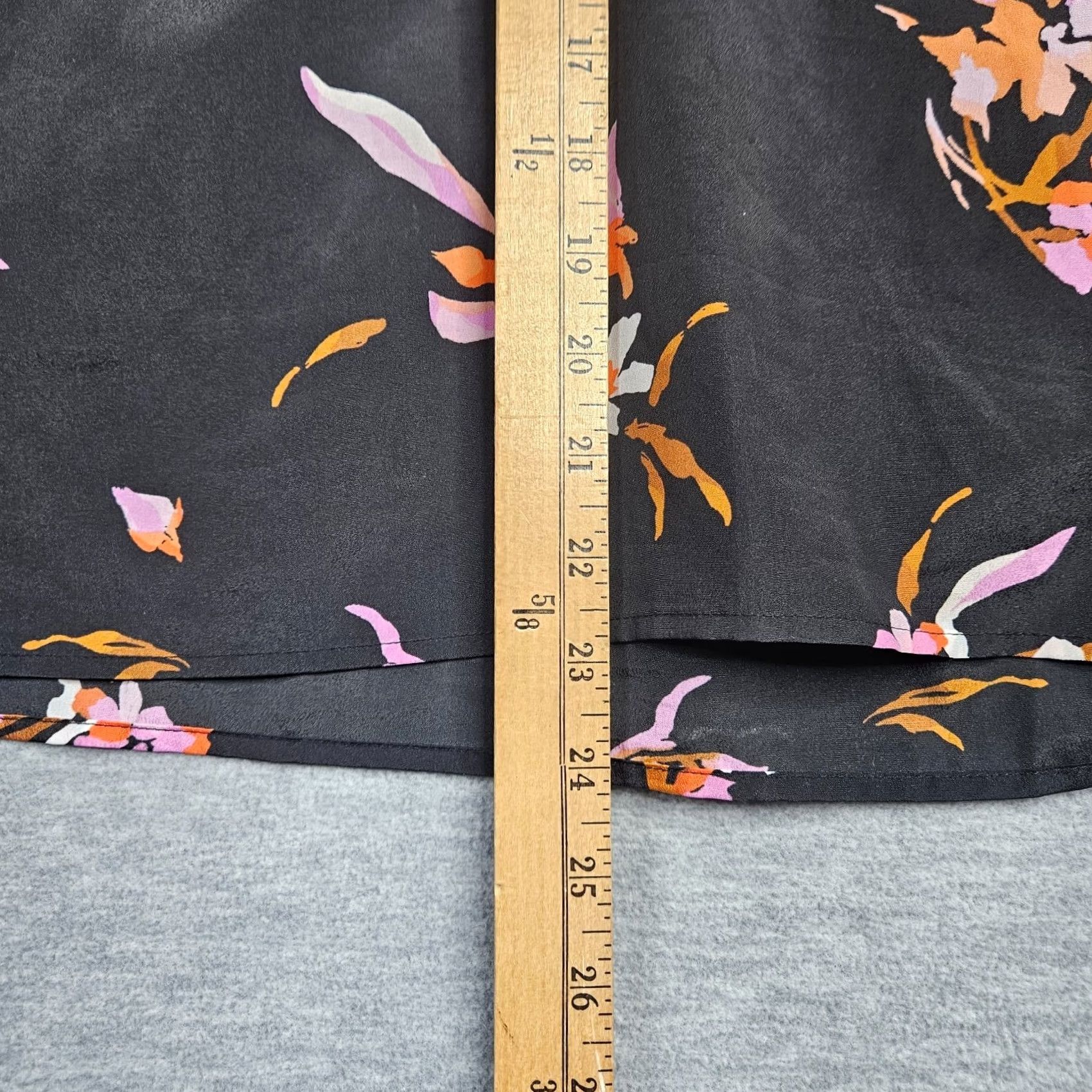 Joie JOIE Floral Printed Blouse V-Neck Short Sleeve Casual Shirt L Multicolor Womens Size L / US 10 / IT 46 - 6 Thumbnail