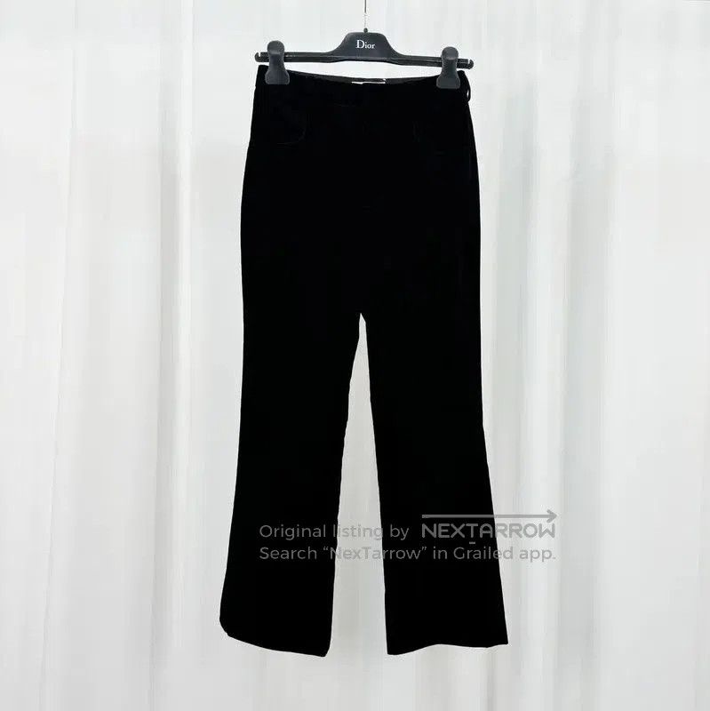 Yves Saint Laurent YSL Black Cotton Blend Casual Pants for Women . Size 23" - 1 Thumbnail