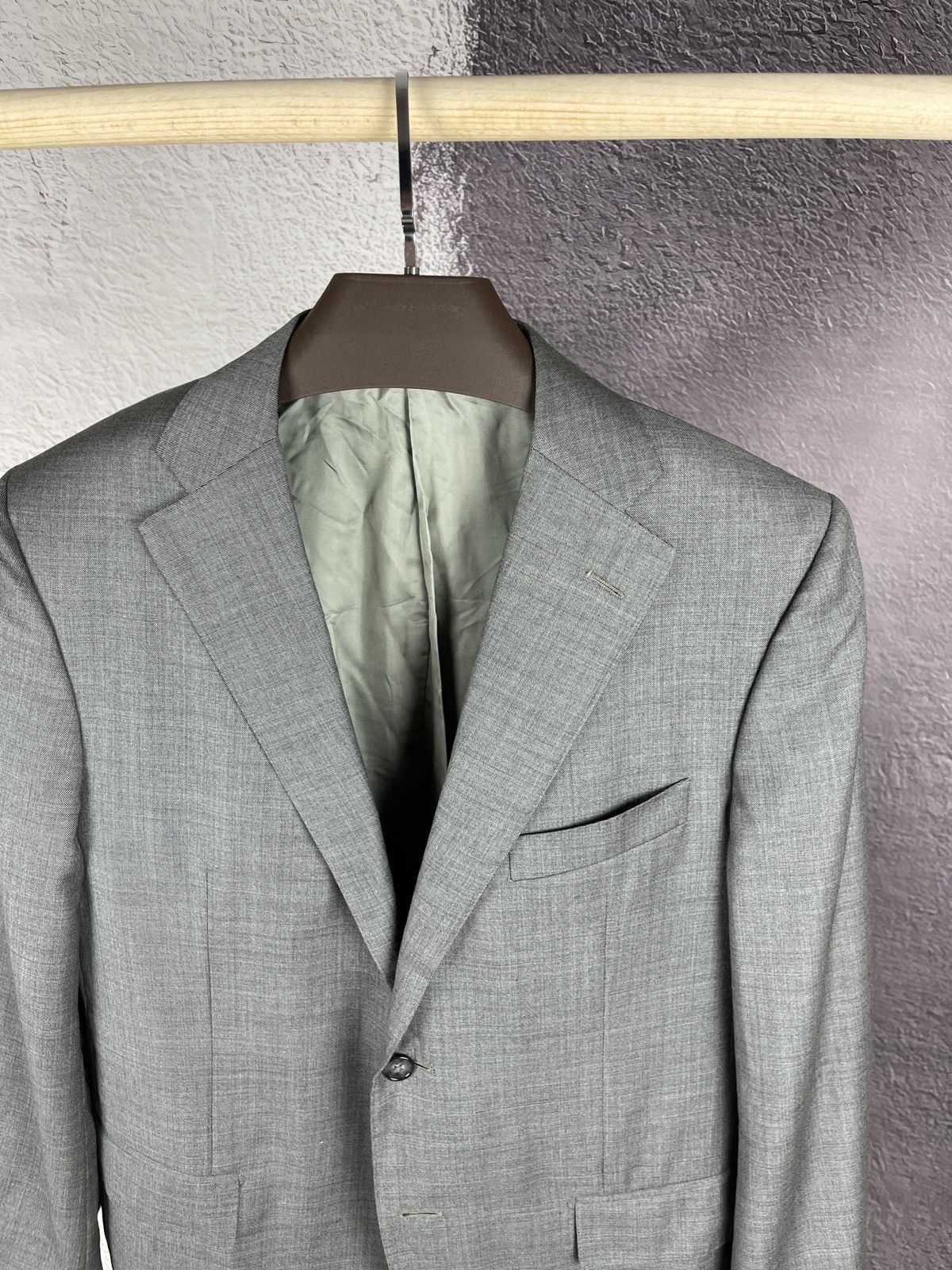 Corneliani Corneliani virgin wool grey 2 button blazer coat Size 42R - 6 Thumbnail