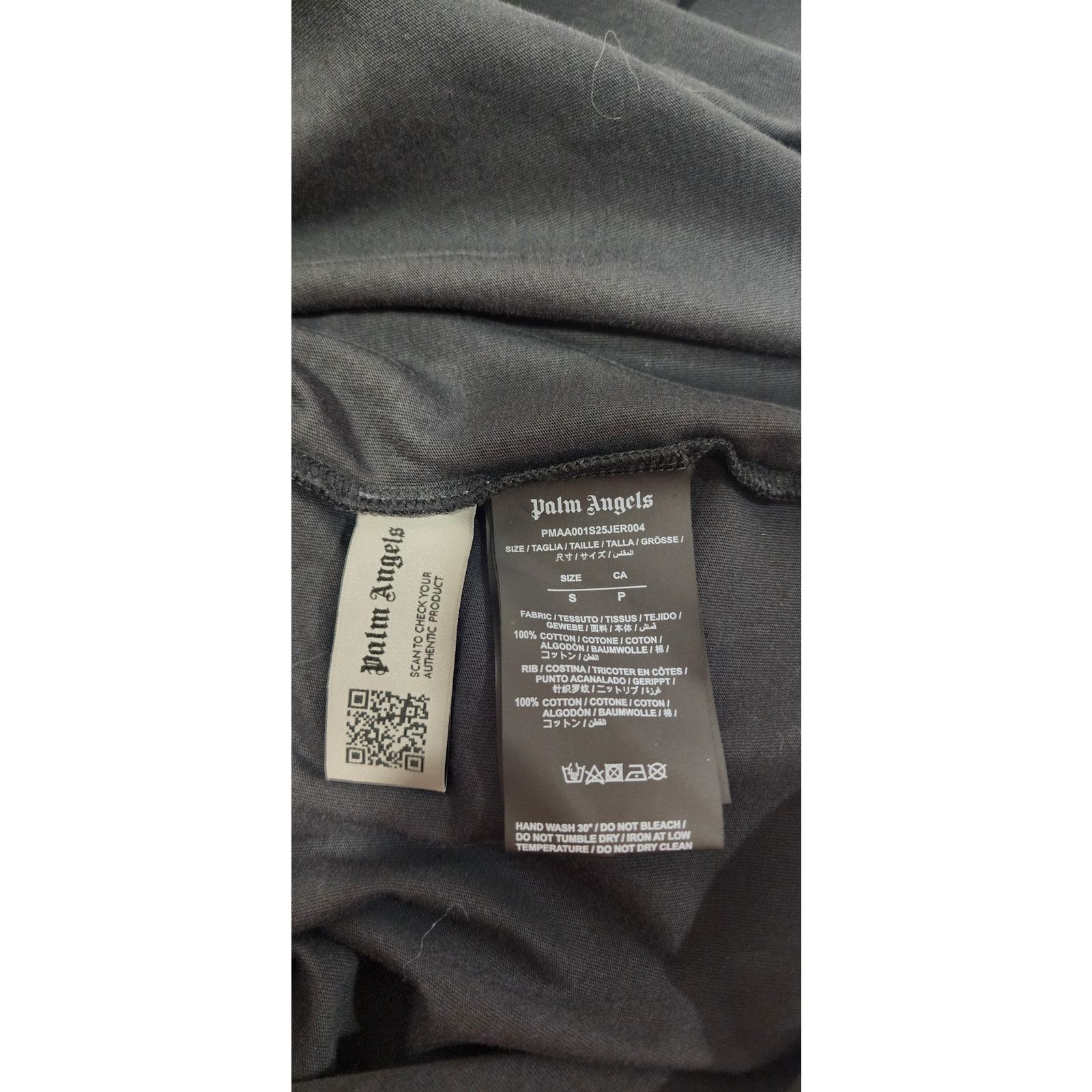 Palm Angels Authentic Palm Angels Curved Logo Black on Black Sm NWOT Size US S / EU 44-46 / 1 - 5 Thumbnail