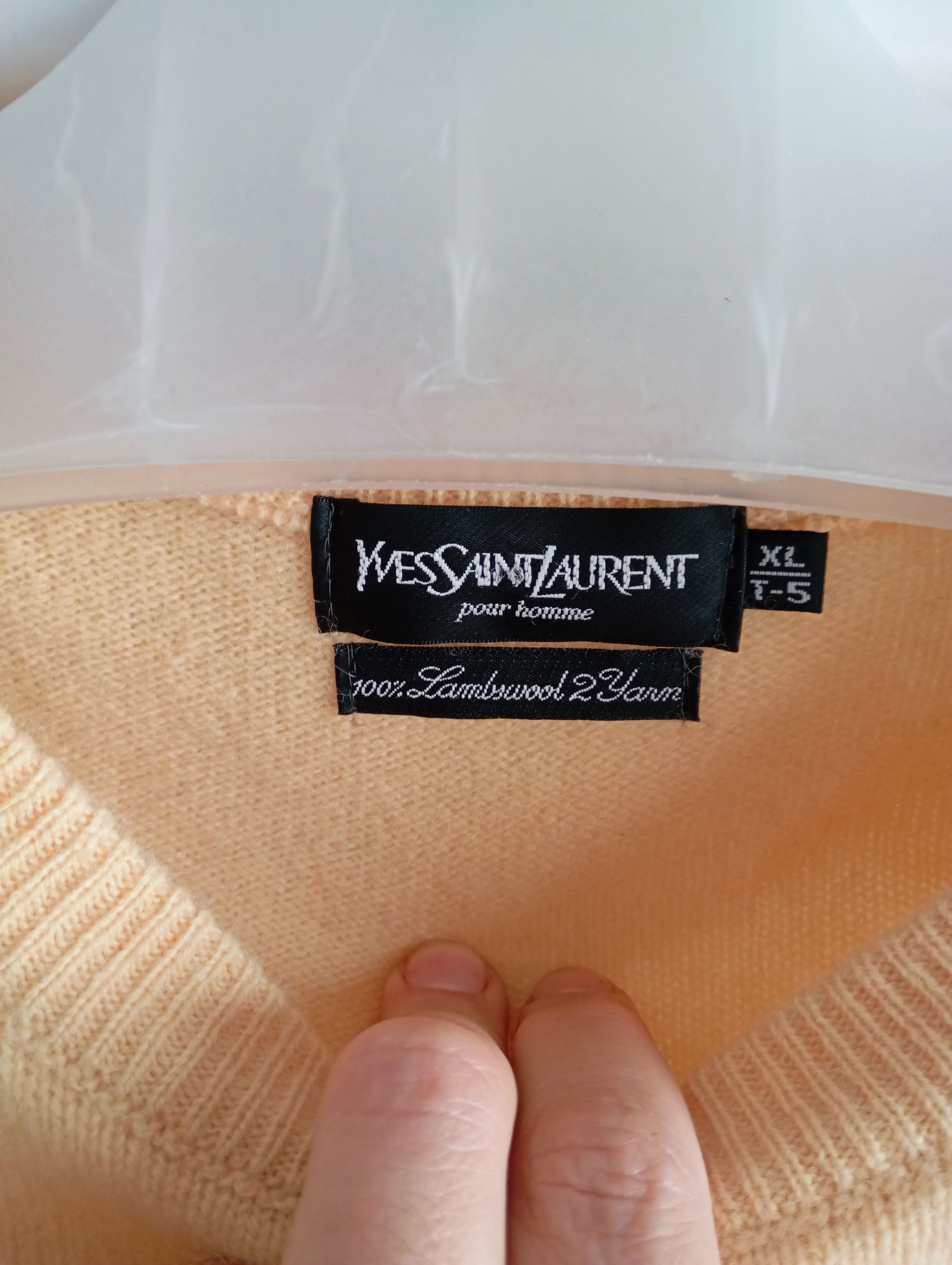 Yves Saint Laurent Vintage 90s YSL Yves Saint Laurent Knit Sweater Crewneck Y2k Size US XL / EU 56 / 4 - 10 Thumbnail