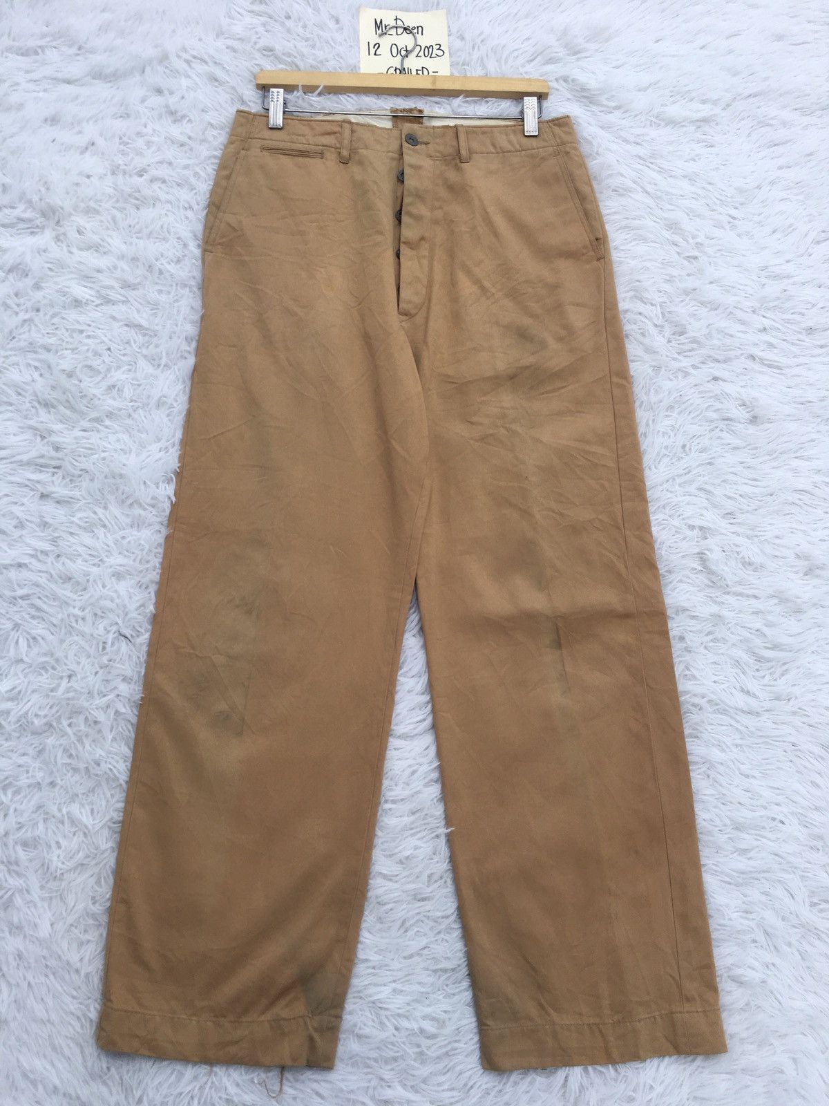 Buzz Rickson's Vtg Buzz Ricksons 1945 Model US Army Trousers/Khakis Pants Size US 32 / EU 48 - 4 Thumbnail