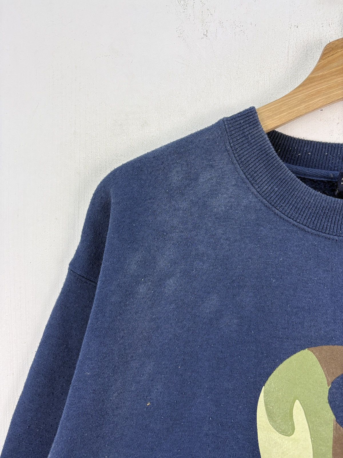 Stussy Vintage 90s Stussy S Logo Camo Sweatshirt Size US M / EU 48-50 / 2 - 10 Thumbnail