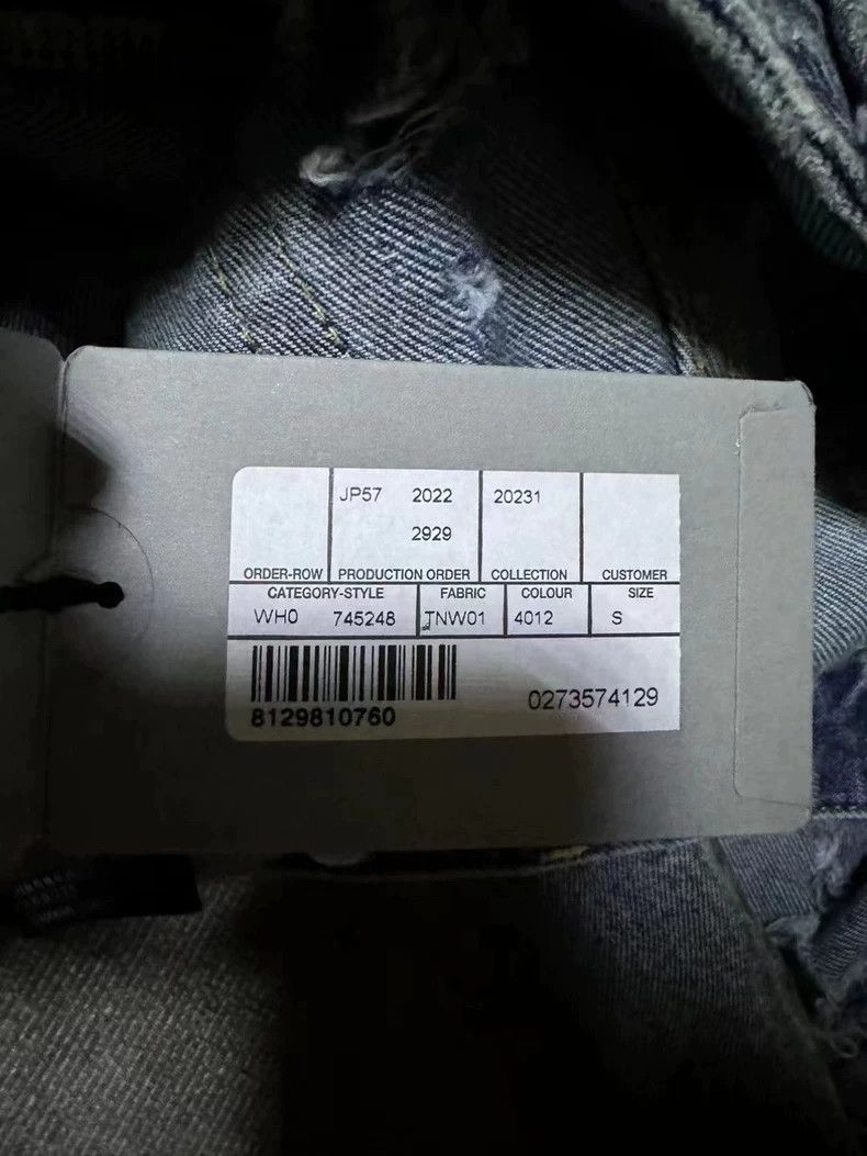 Balenciaga Balenciaga size S Blue mud dyeing destroys jeans Size US 27 - 5 Thumbnail
