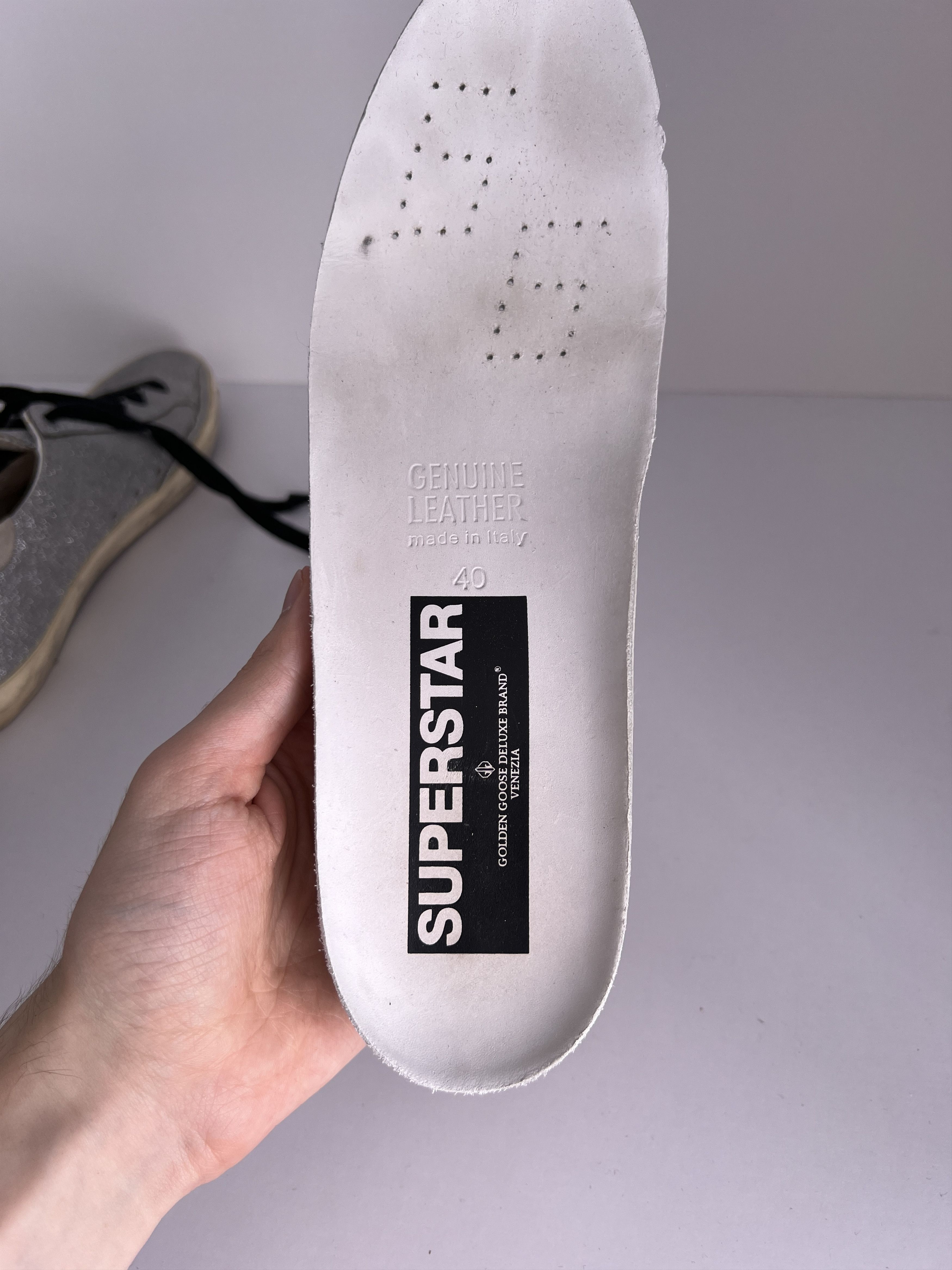 Golden Goose × Vintage Vintage GOLDEN GOOSE Superstar Sneakers Size US 7 / EU 40 - 14 Thumbnail