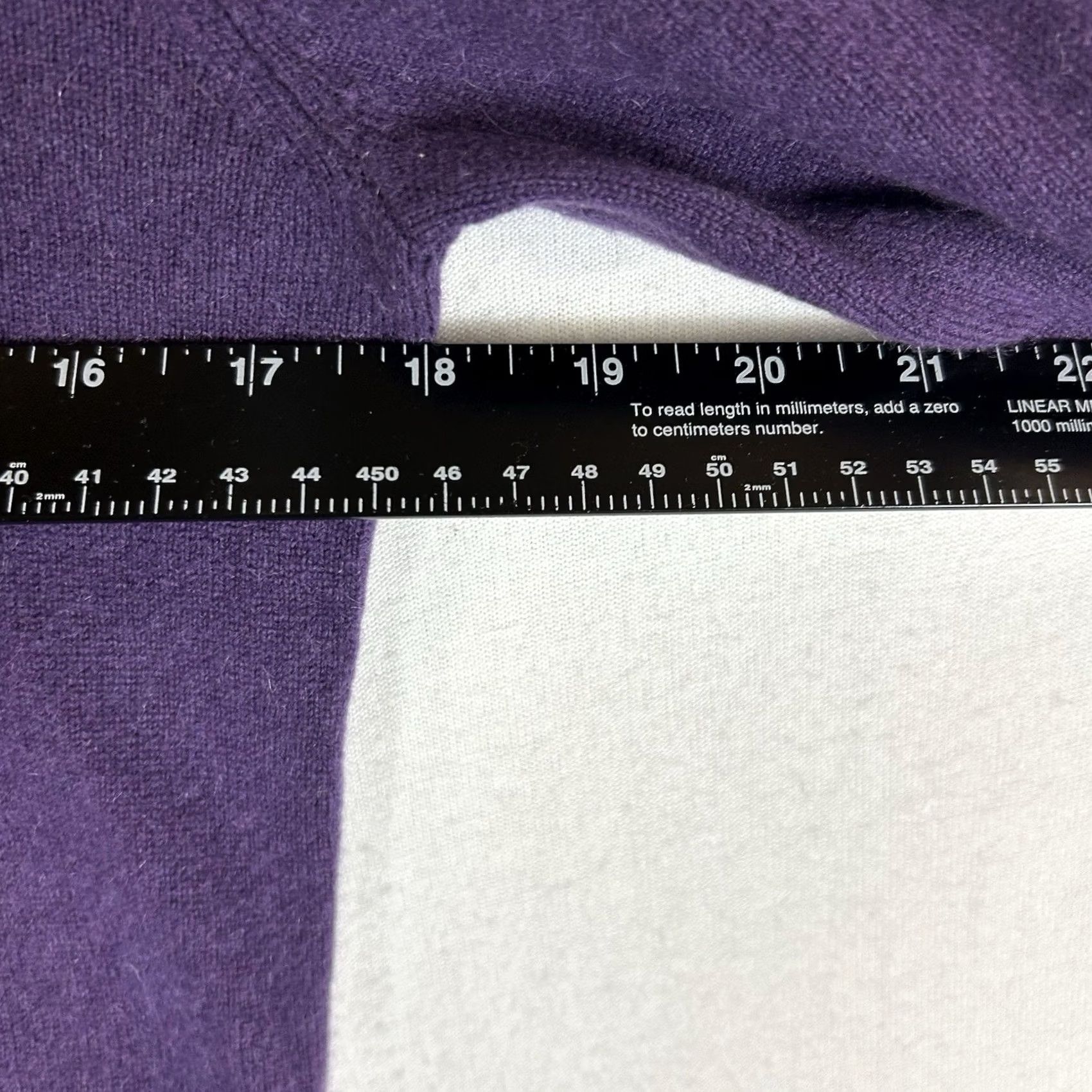 Vintage Marshall Fields 100% Cashmere Sweater Womens S Pullover Knit Purple Casual Shirt Size S / US 4 / IT 40 - 5 Thumbnail