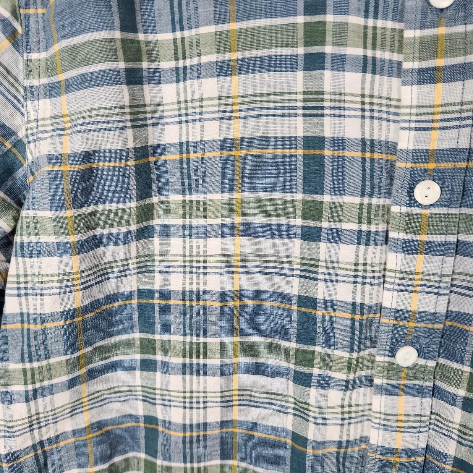 J.Crew J Crew Plaid Slim Fit Shirt Multicolor Size Large Size US L / EU 52-54 / 3 - 2 Thumbnail