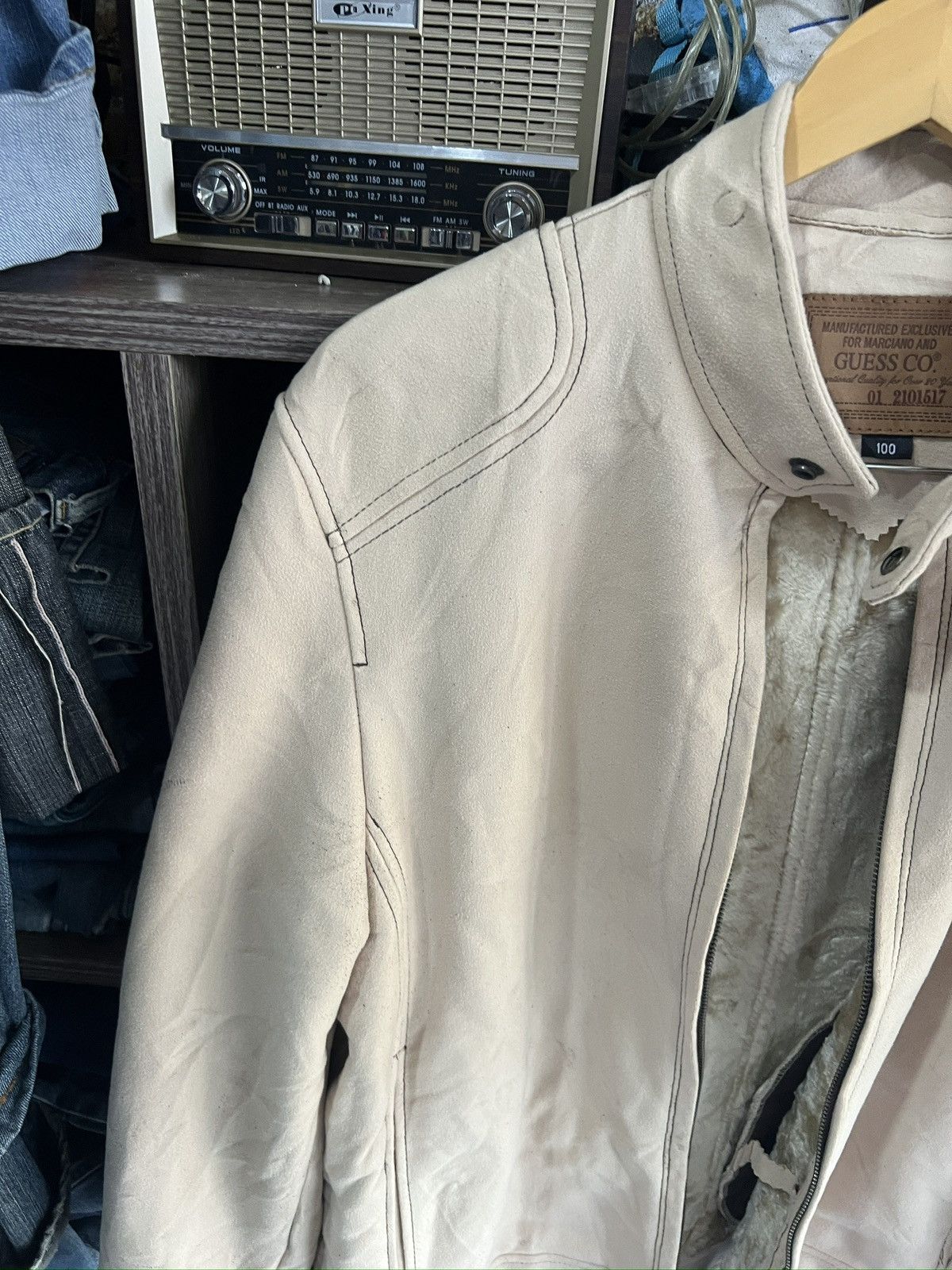 Guess 🔥Rare Guess Sherpa Zipper Jacket Size US M / EU 48-50 / 2 - 5 Thumbnail