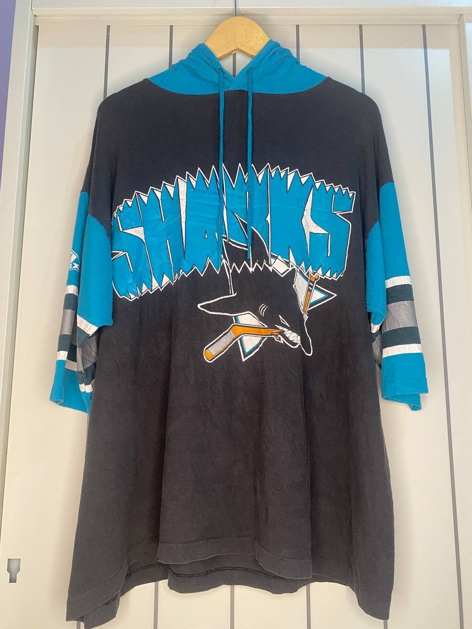 Vintage RARE APEX ONE SAN JOSE SHARKS NHL Pull Over Hoodie Vintage Grailed