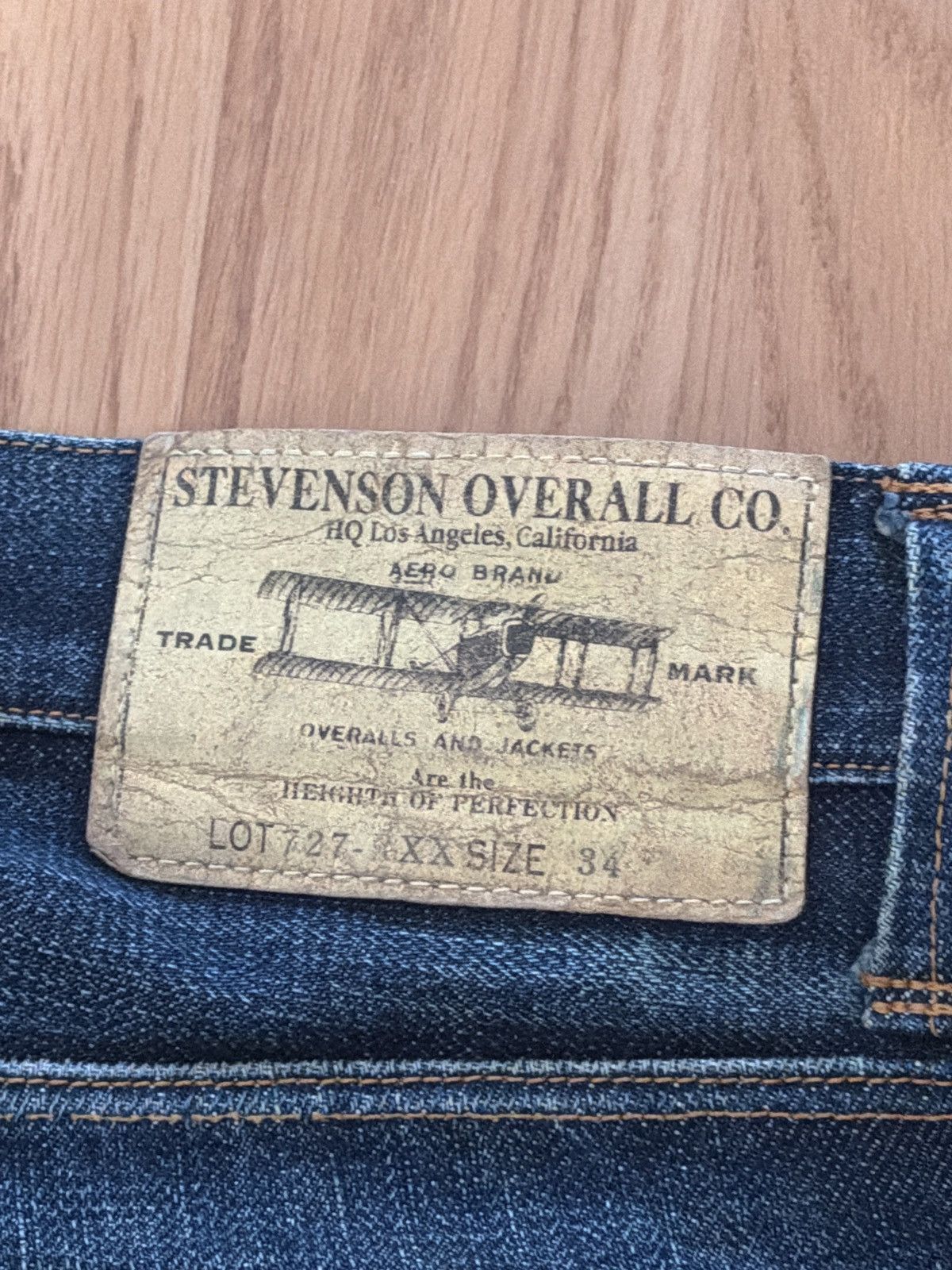 Stevenson Overall Co. Stevenson Overall Co Denim - Lot 727 Size 34 Size US 34 / EU 50 - 2 Thumbnail