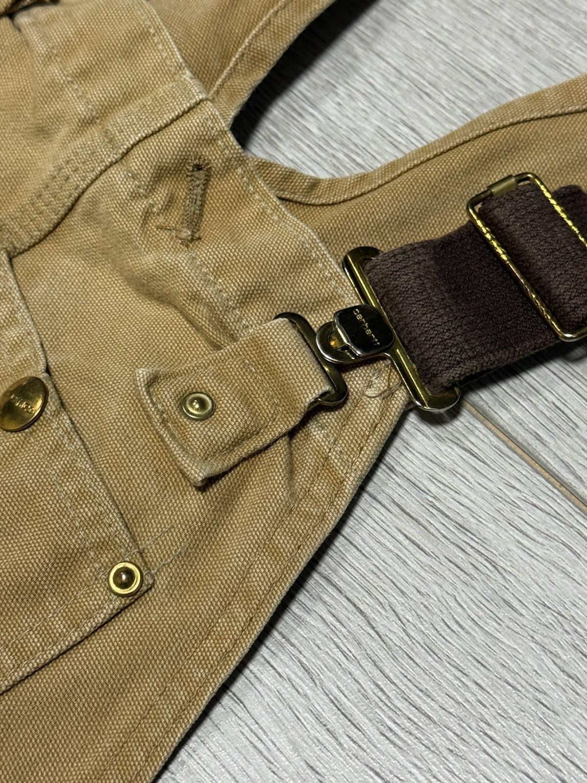 Carhartt Carhartt vintage USA cargo overall distressed double knee Size US 34 / EU 50 - 7 Thumbnail