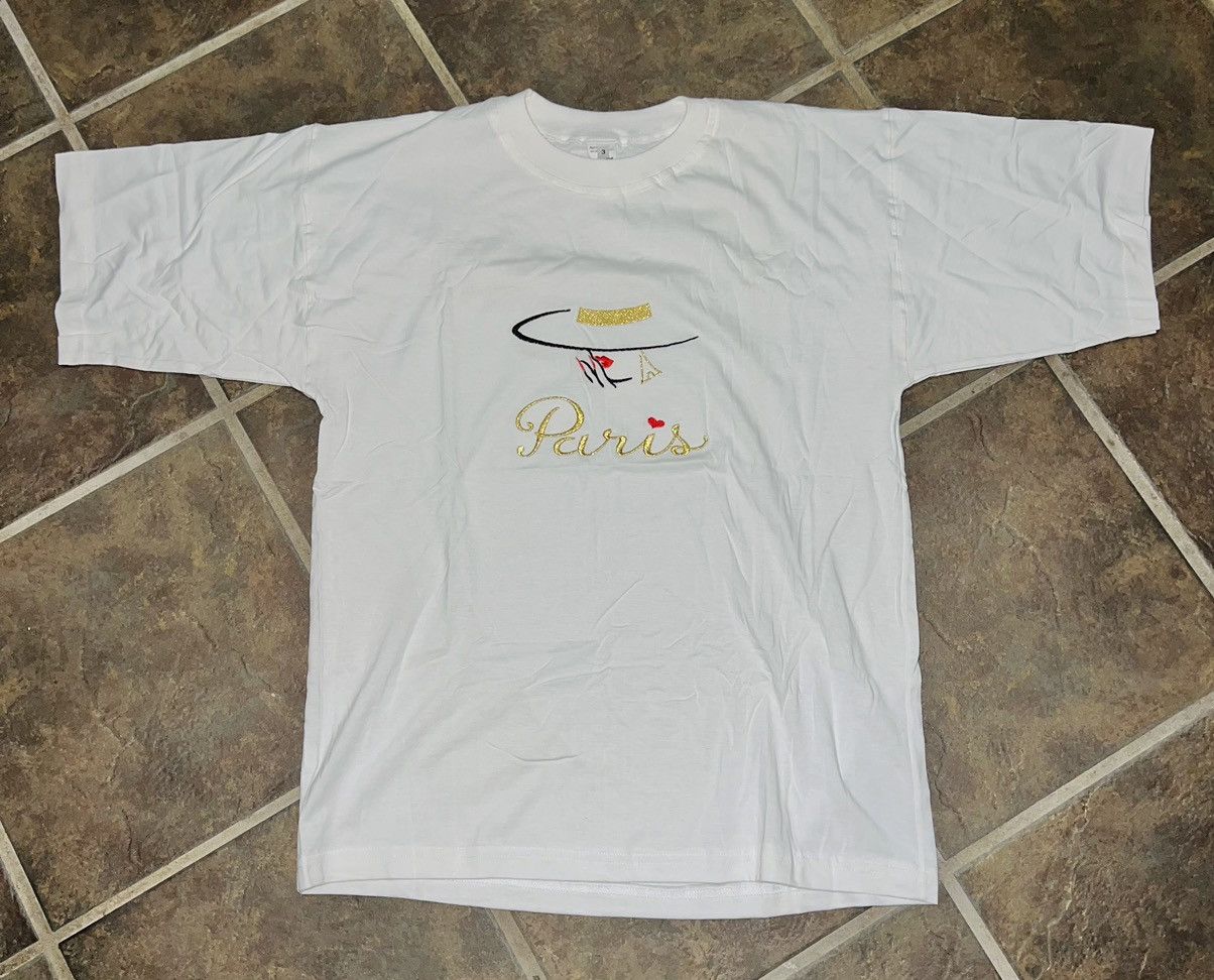 Vintage VINTAGE PARIS FASHION T-SHIRT ❤️ Size US L / EU 52-54 / 3 - 7 Thumbnail