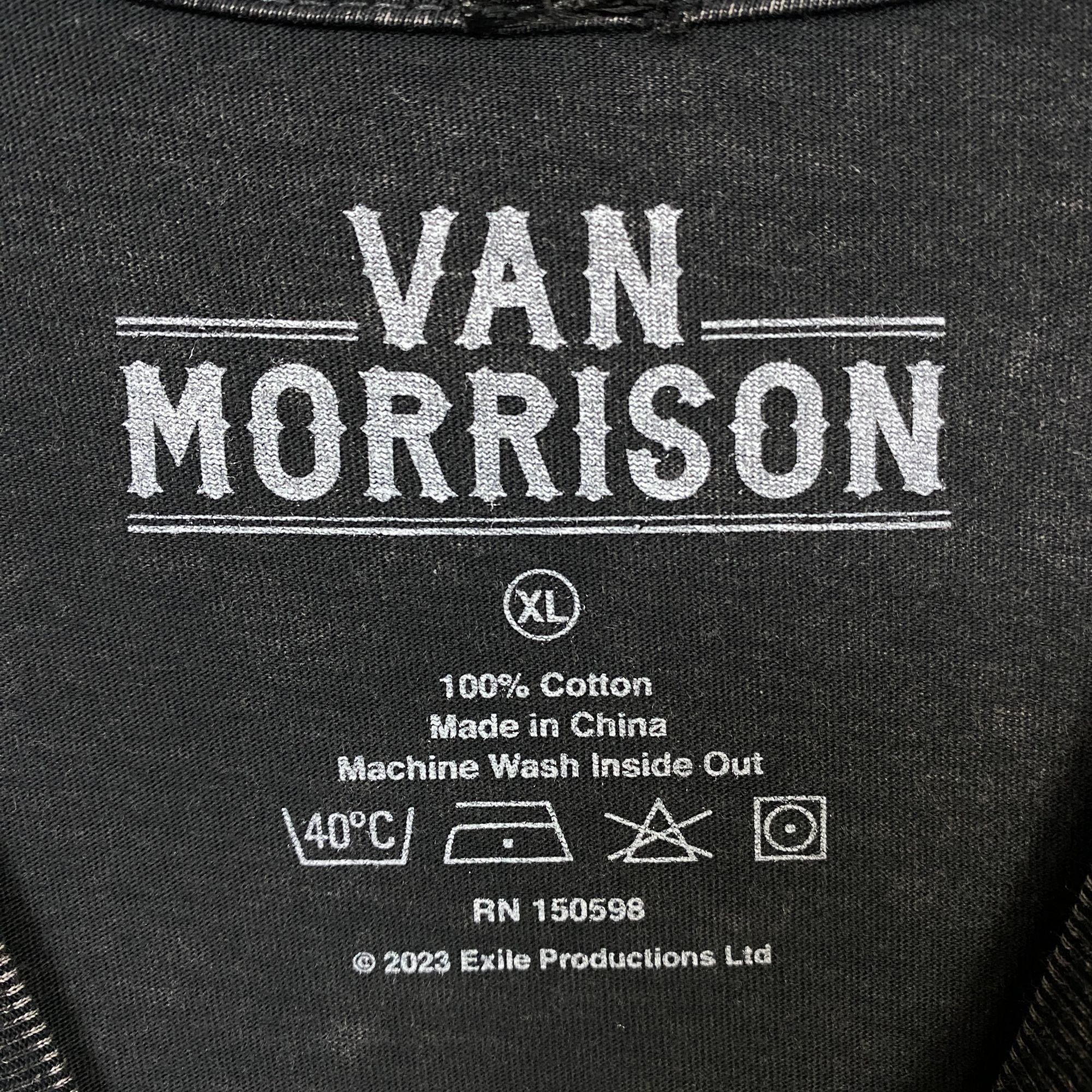 Band Tees Van Morrison Performing Live Show Folk Rock Legend Tee XL Size US XL / EU 56 / 4 - 4 Thumbnail