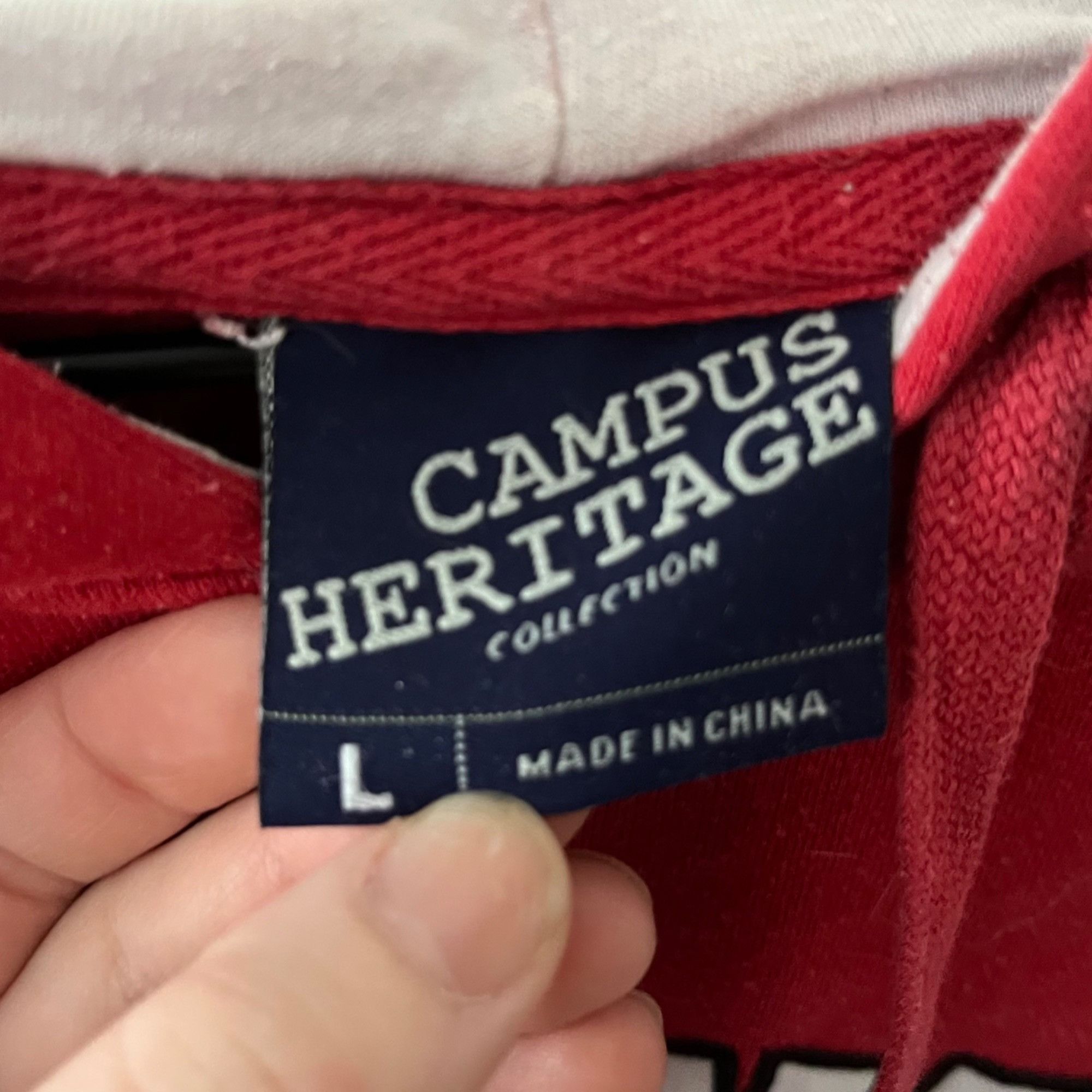 Other Campus Heritage Wisconsin Hooded Sweatshirt Size L / US 10 / IT 46 - 3 Thumbnail