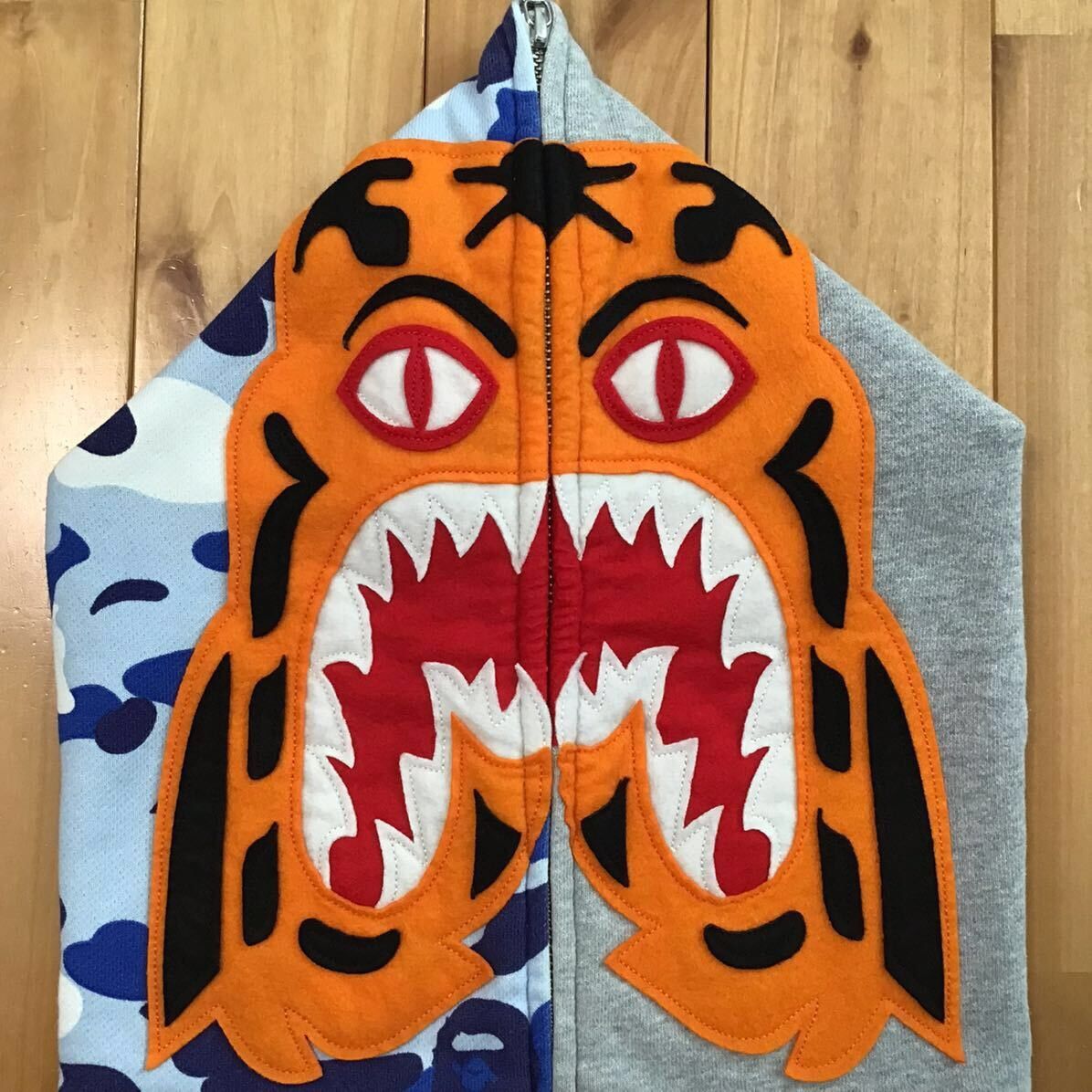 Bape × Nigo 🔥Nagoya city camo🔥 BAPE Tiger full zip hoodie a bathing ape Size US XL / EU 56 / 4 - 4 Thumbnail