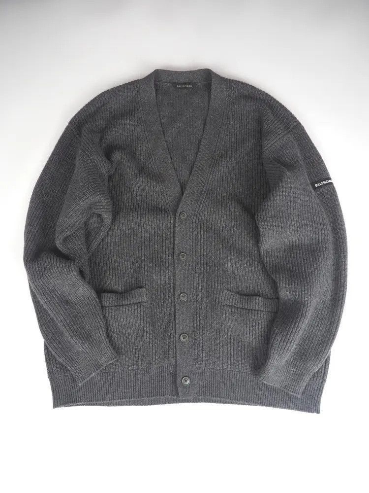 Balenciaga Balenciaga 25SS Wool Knitwear Cardigan-2507 Size US L / EU 52-54 / 3 - 1 Thumbnail