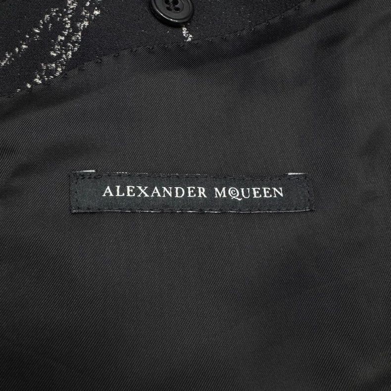 Alexander McQueen Alexander McQUEEN size 50 Graffiti suit jacket 2504-Nextar Size 50S - 2 Thumbnail