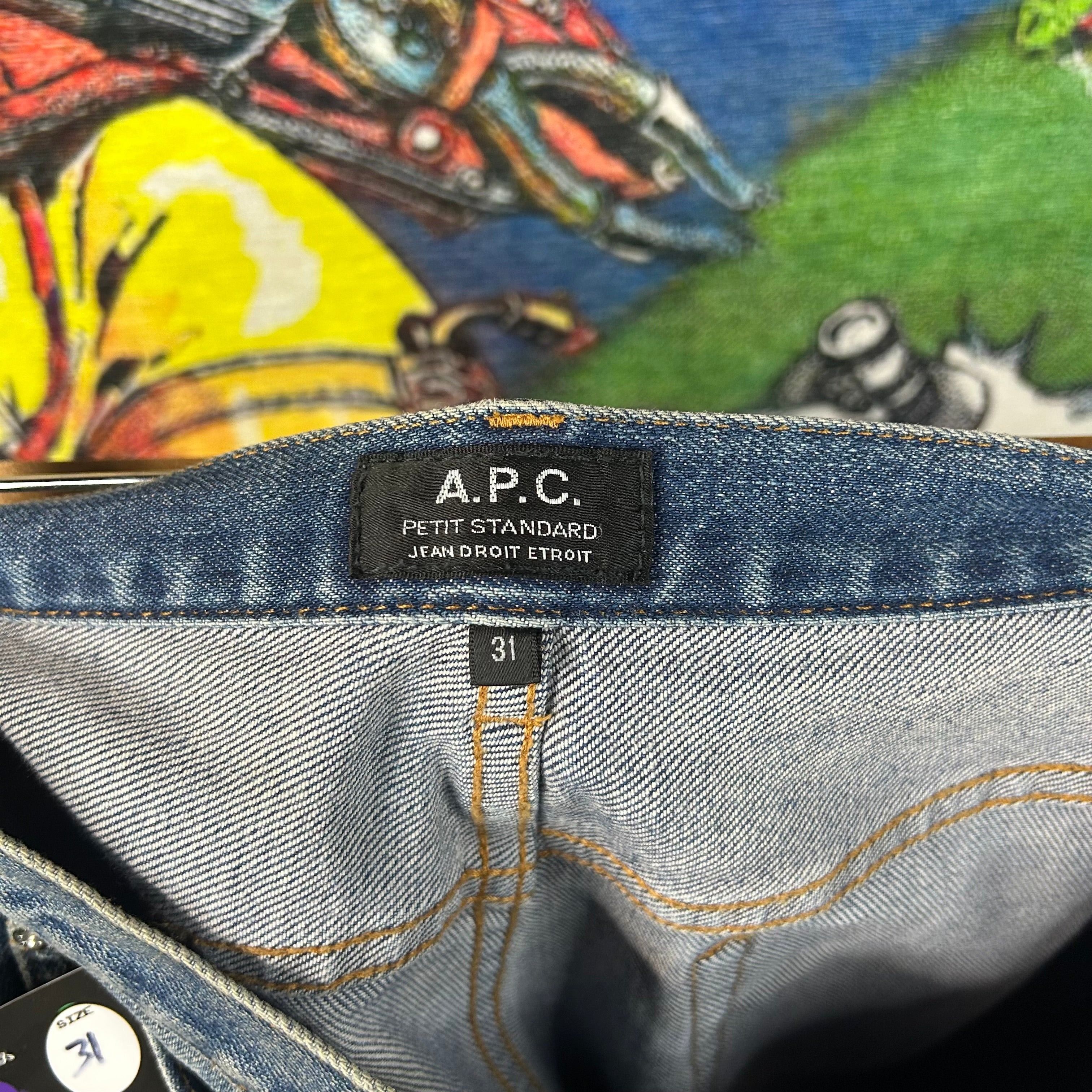 A.P.C. A.P.C Blue Denim Size 31” Size US 31 - 3 Thumbnail