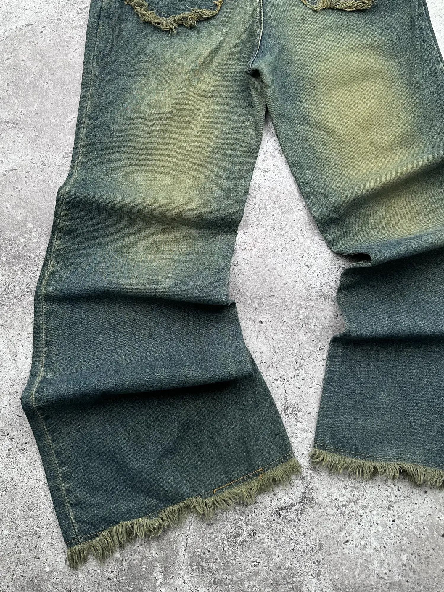 Japanese Brand Vintage Faded Flare Jeans C342(V617) Size 25" / US 0 / IT 36 - 12 Thumbnail