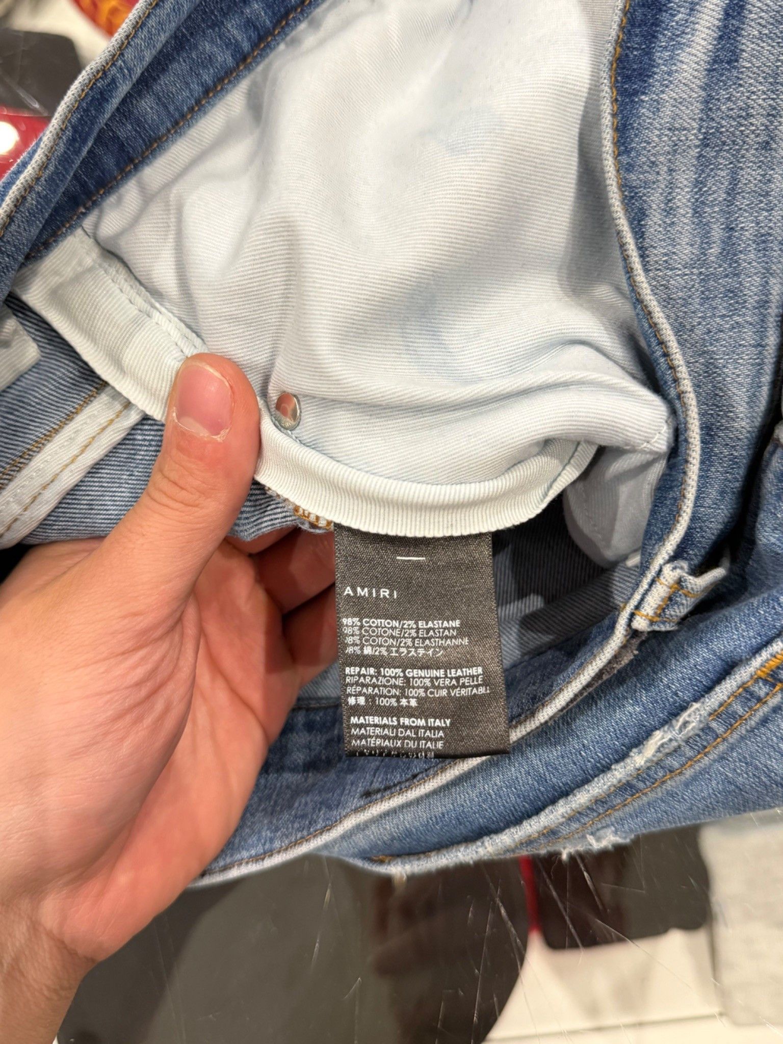 Amiri Amiri MX1 Jeans Blue Size US 31 - 8 Thumbnail